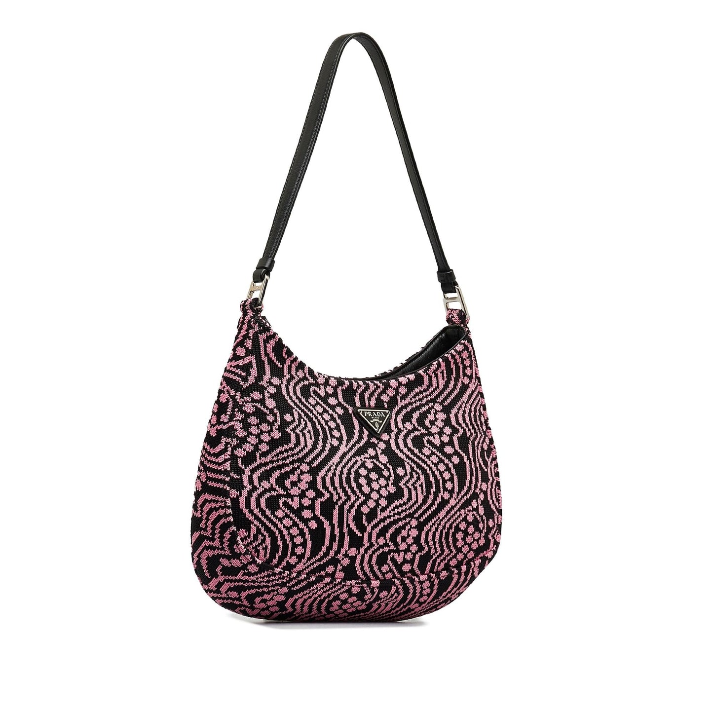 Prada Maglia Jacquard Cleo Bag (SHG-r22EN7)