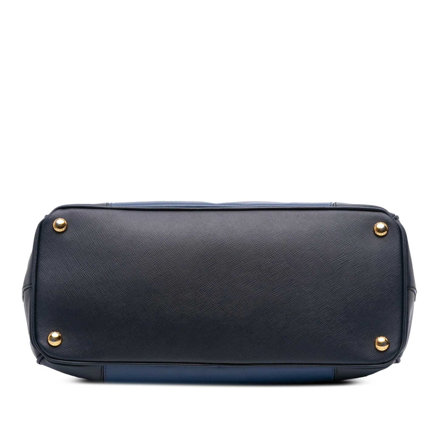 Prada Medium Bicolor Saffiano Lux Galleria Double Zip Satchel