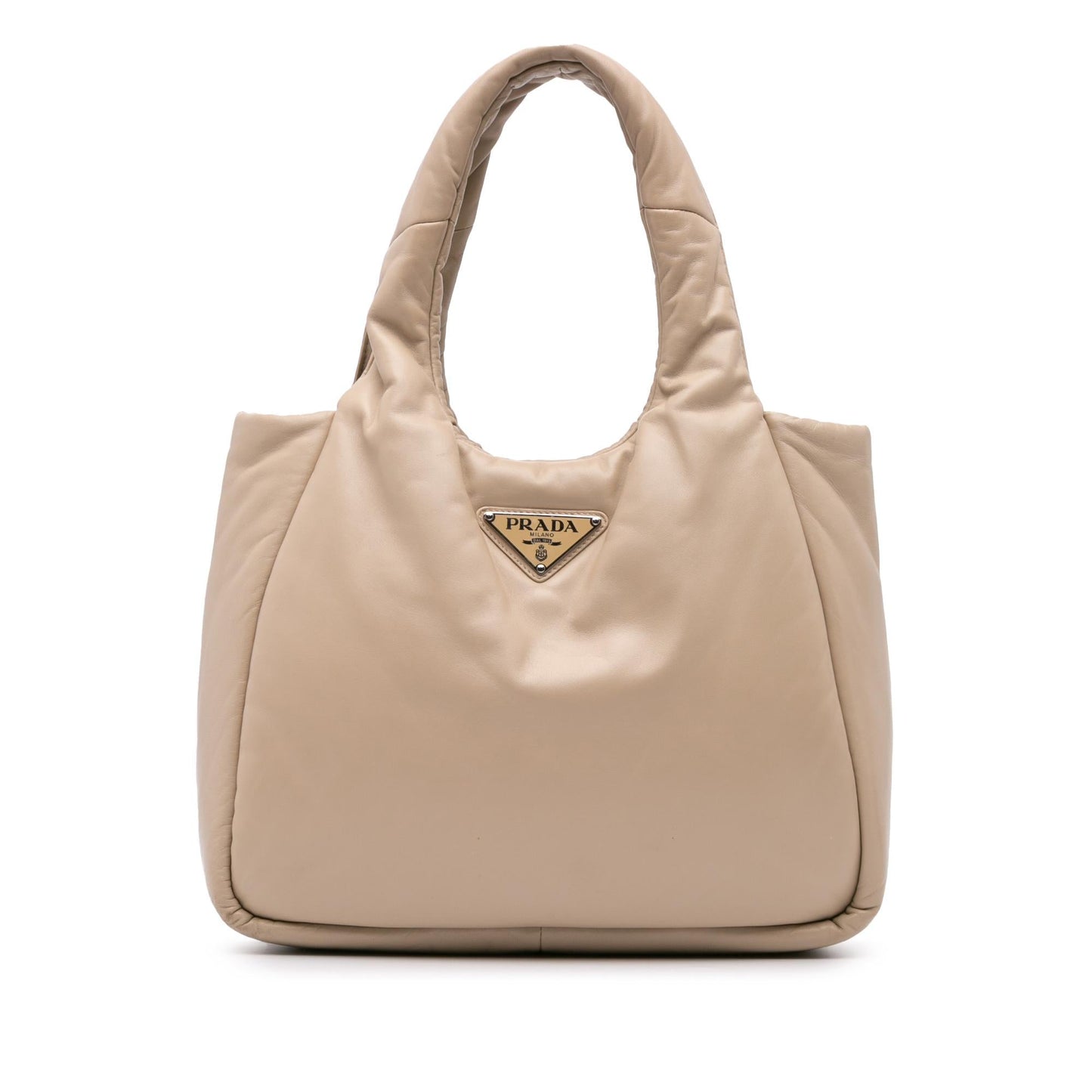 Prada Medium Nappa Soft Padded Double Handled Bag
