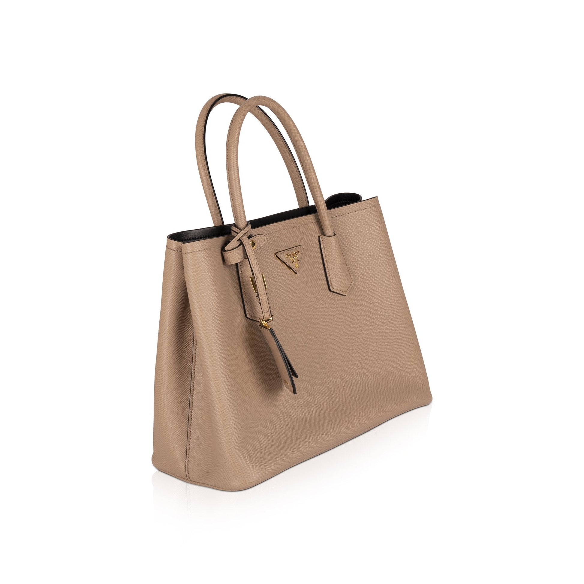 Prada Medium Saffiano Cuir Double Tote