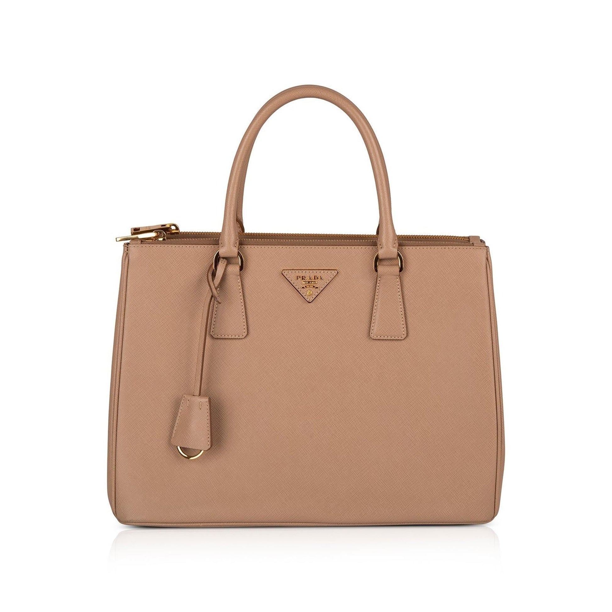 Prada Medium Saffiano Galleria Double Zip Tote