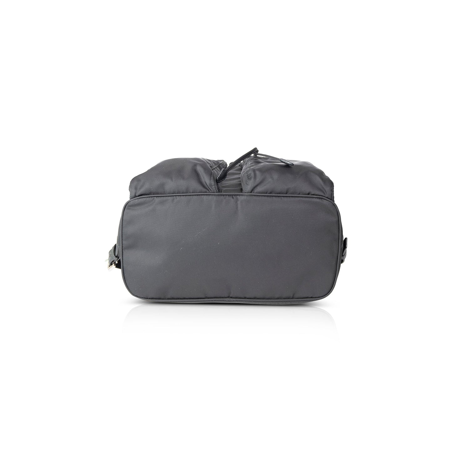 Prada Medium Saffiano Leather-Trimmed Tessuto Nylon Backpack