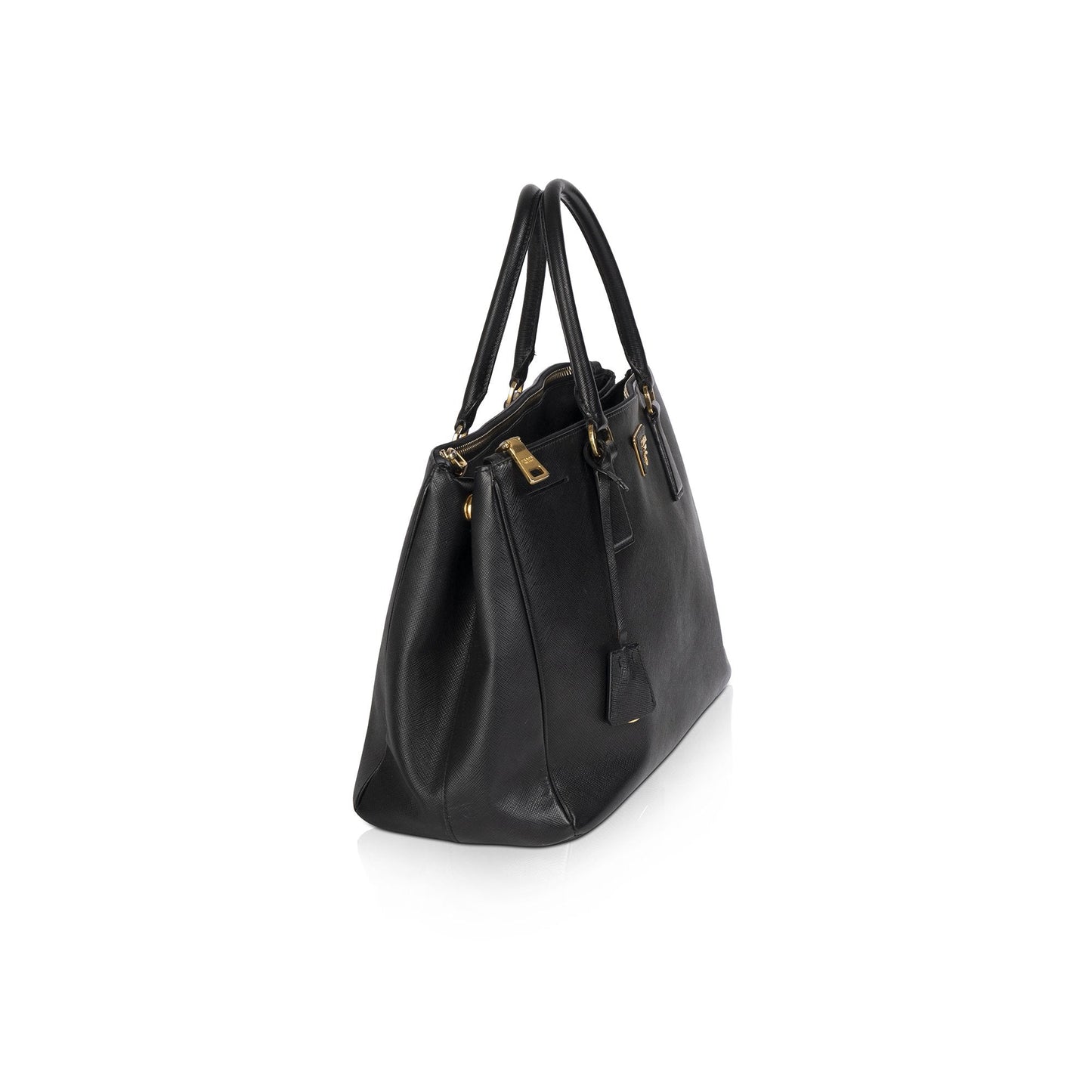 Prada Medium Saffiano Lux Galleria Double Zip Tote