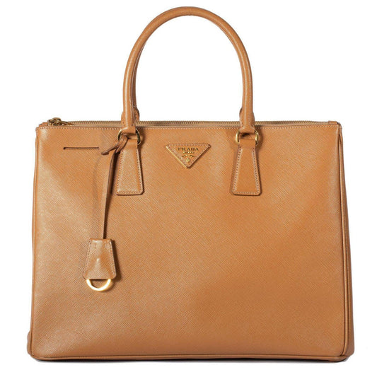 Prada Medium Saffiano Lux Galleria Double Zip Tote