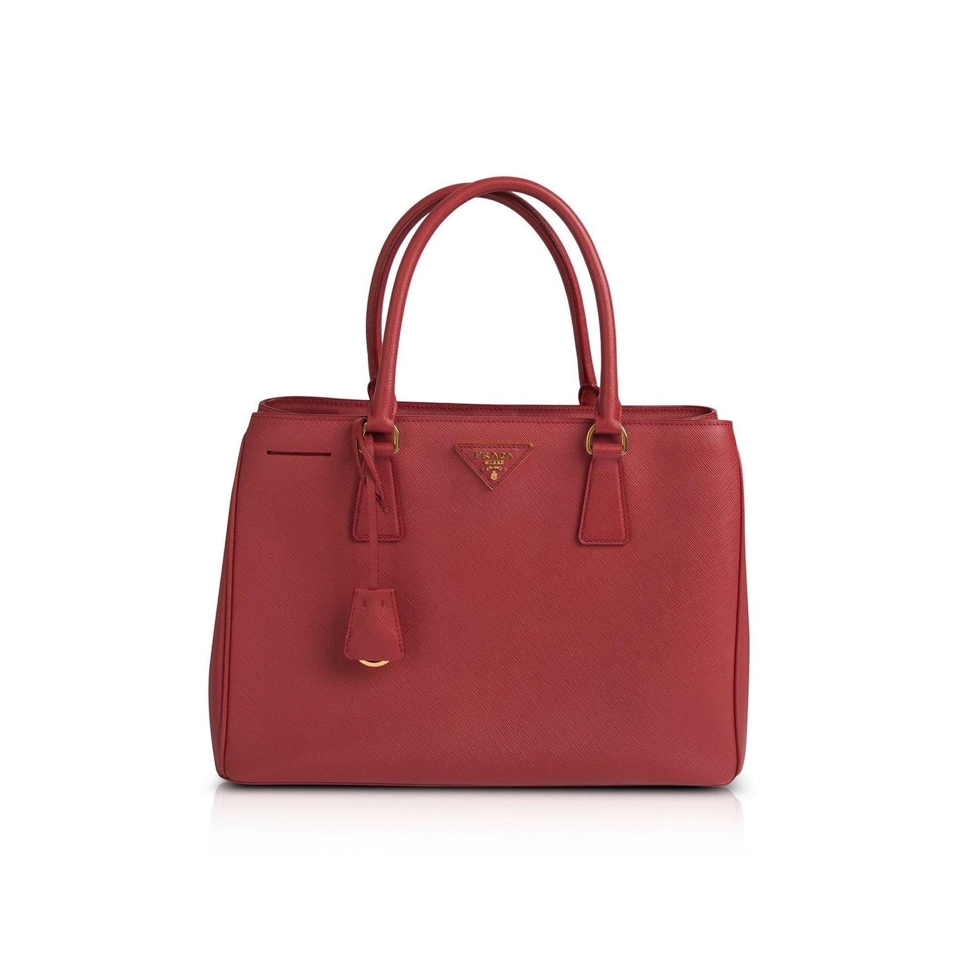 Prada Medium Saffiano Lux Galleria Zip Tote
