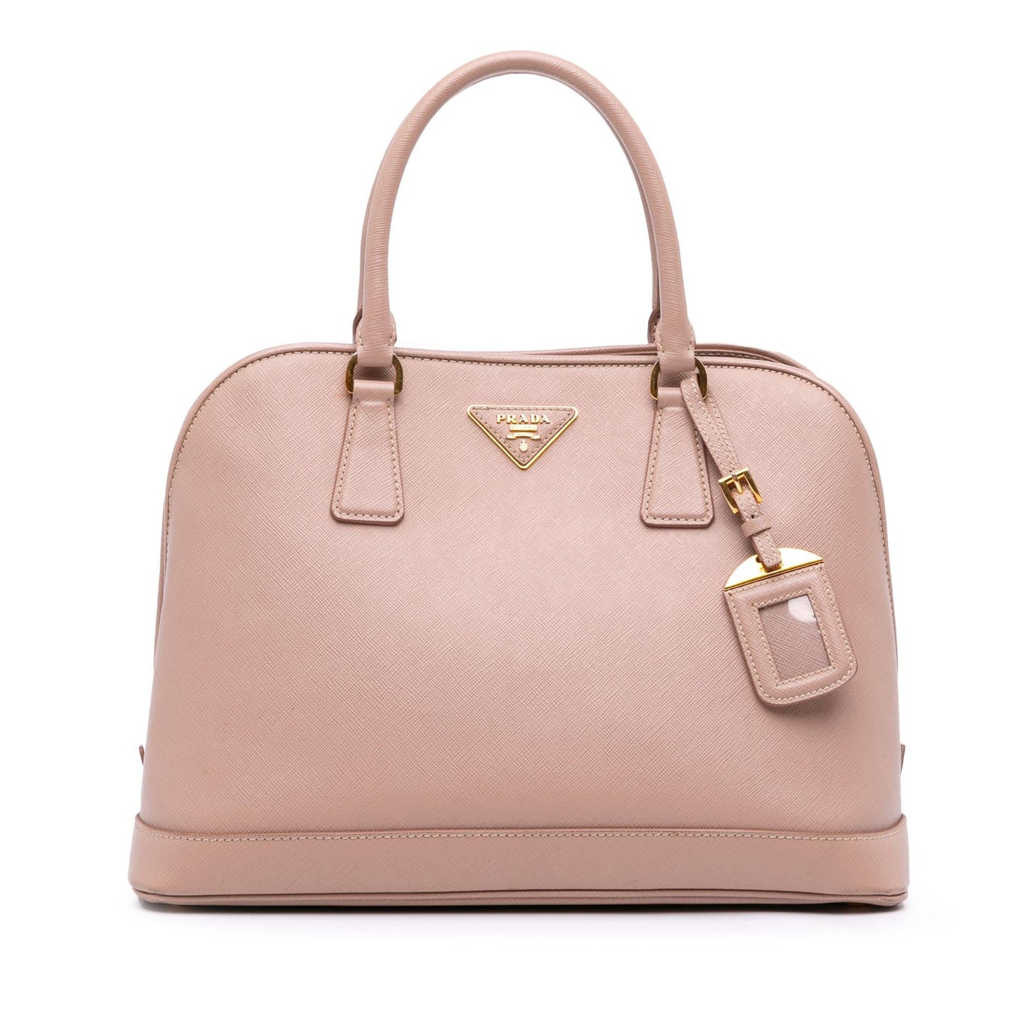 Prada Medium Saffiano Lux Open Promenade Satchel