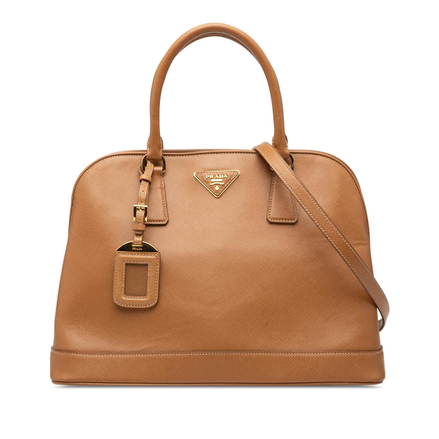 Prada Medium Saffiano Lux Open Promenade Satchel