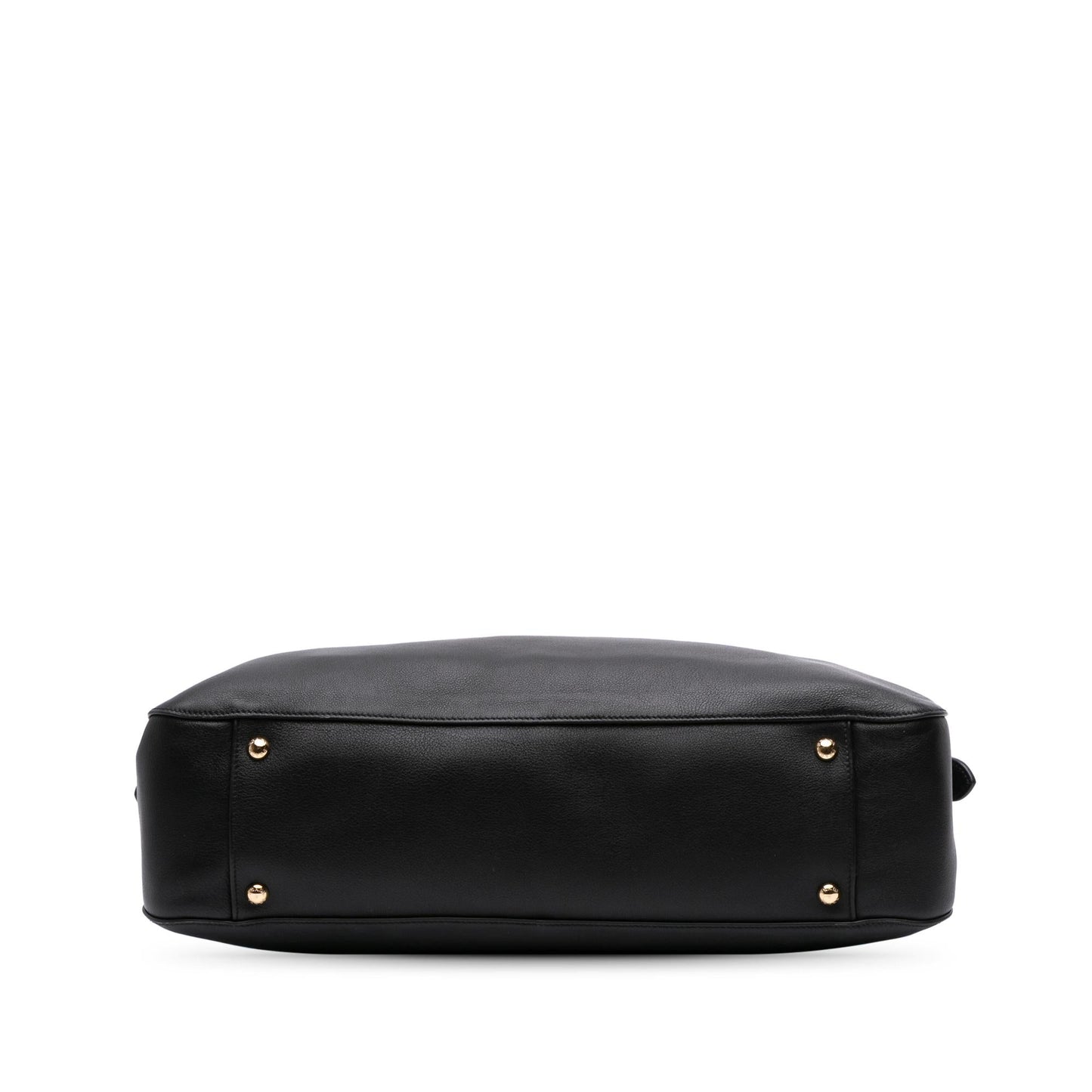 Prada Medium Soft Grain Leather Shopping Bag