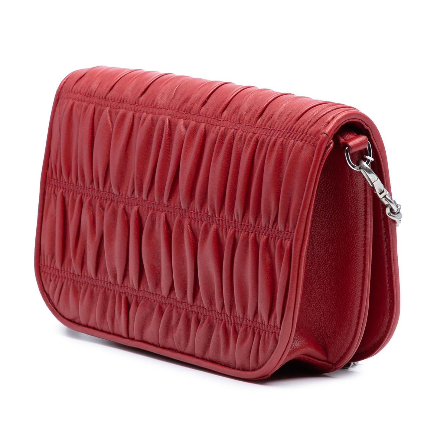 Prada Nappa Gaufre Chain Flap Bag