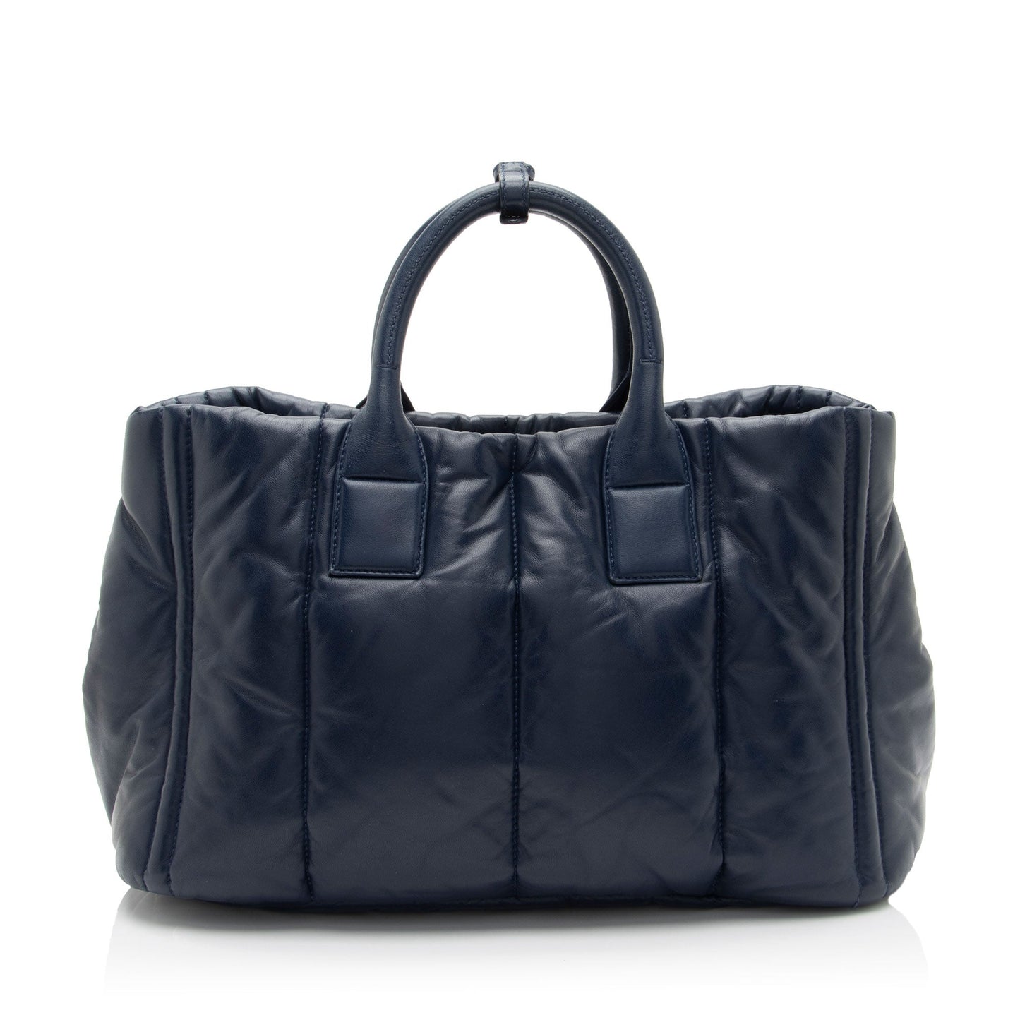 Prada Nappa Leather Quilted Bomber Tote (SHF-7Nco1H)