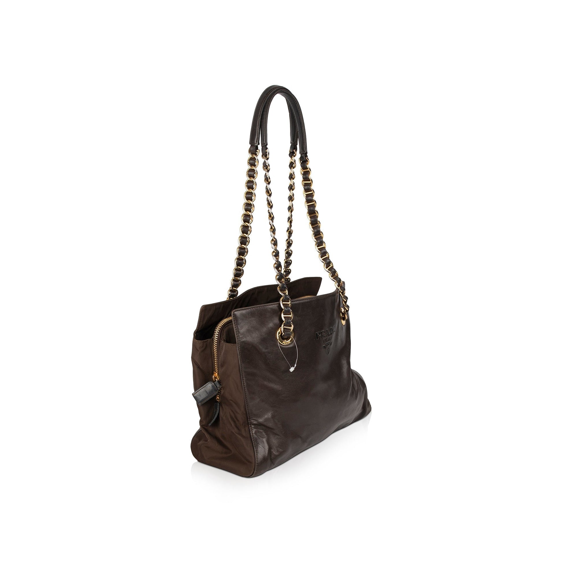 Prada Nappa Leather & Tessuto Nylon Catena Bag