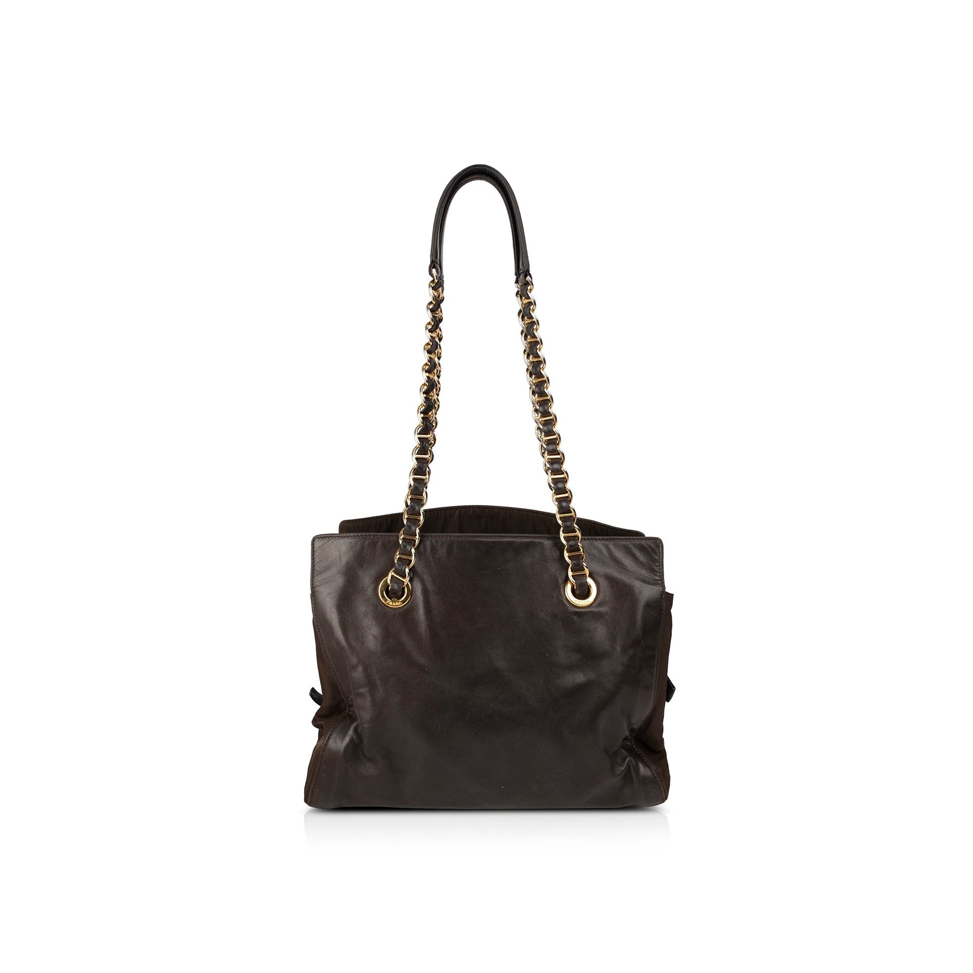 Prada Nappa Leather & Tessuto Nylon Catena Bag