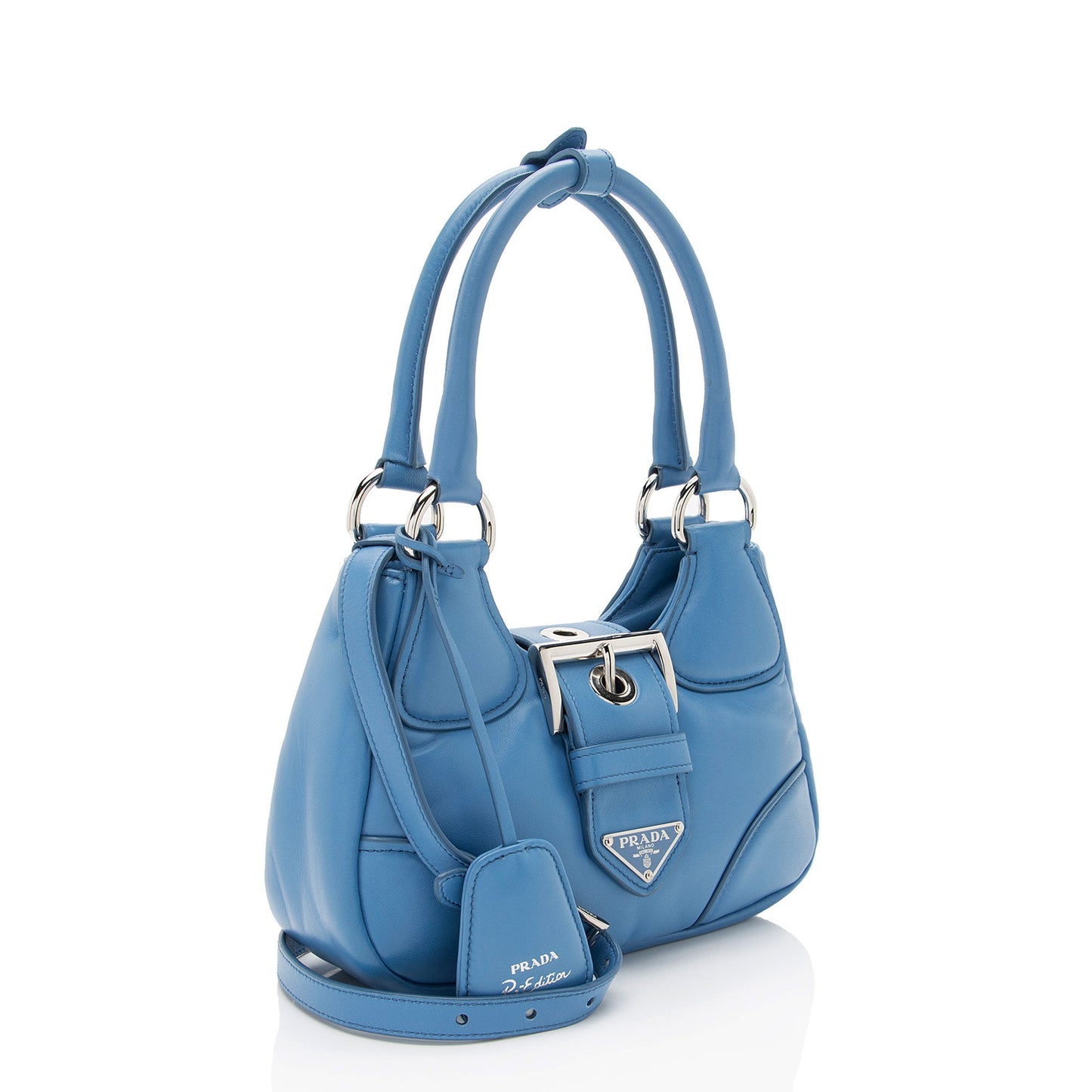 Prada Padded Nappa Re-Edition 2002 Mini Moon Bag