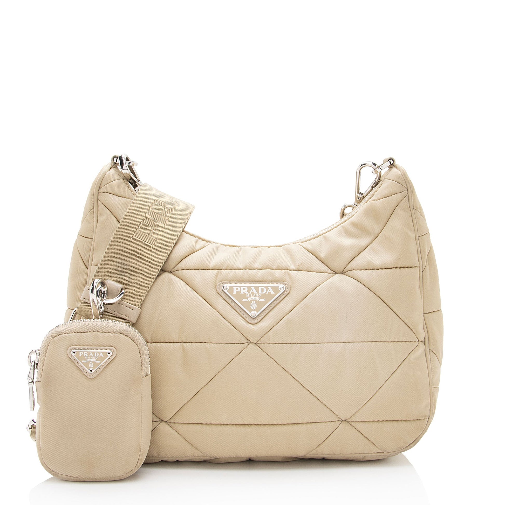 Prada Quilted Padded Re-Nylon Hobo (SHF-aLaT0R)