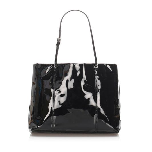 Prada Patent Leather Tote ( )