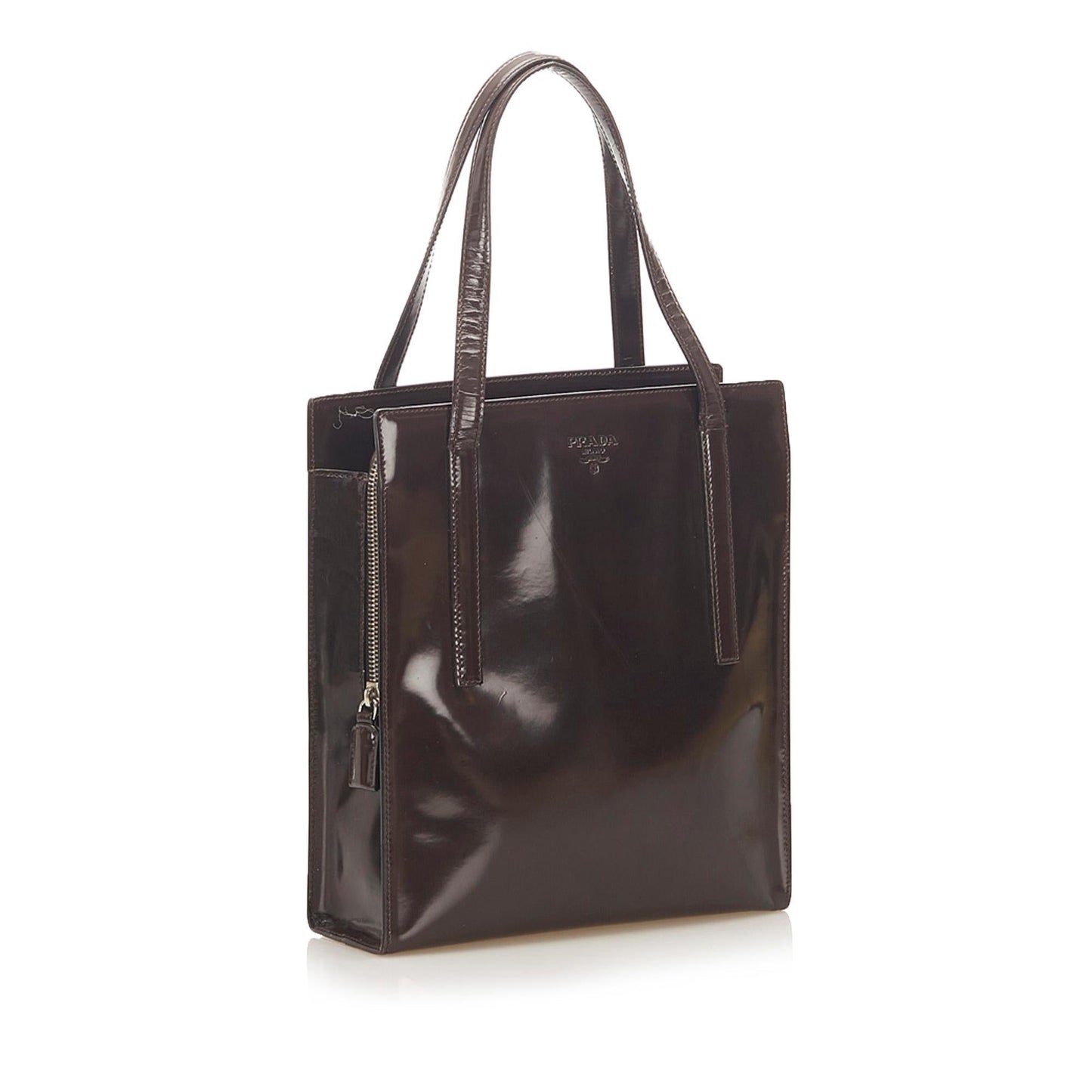 Prada Patent Leather Tote Bag ( )