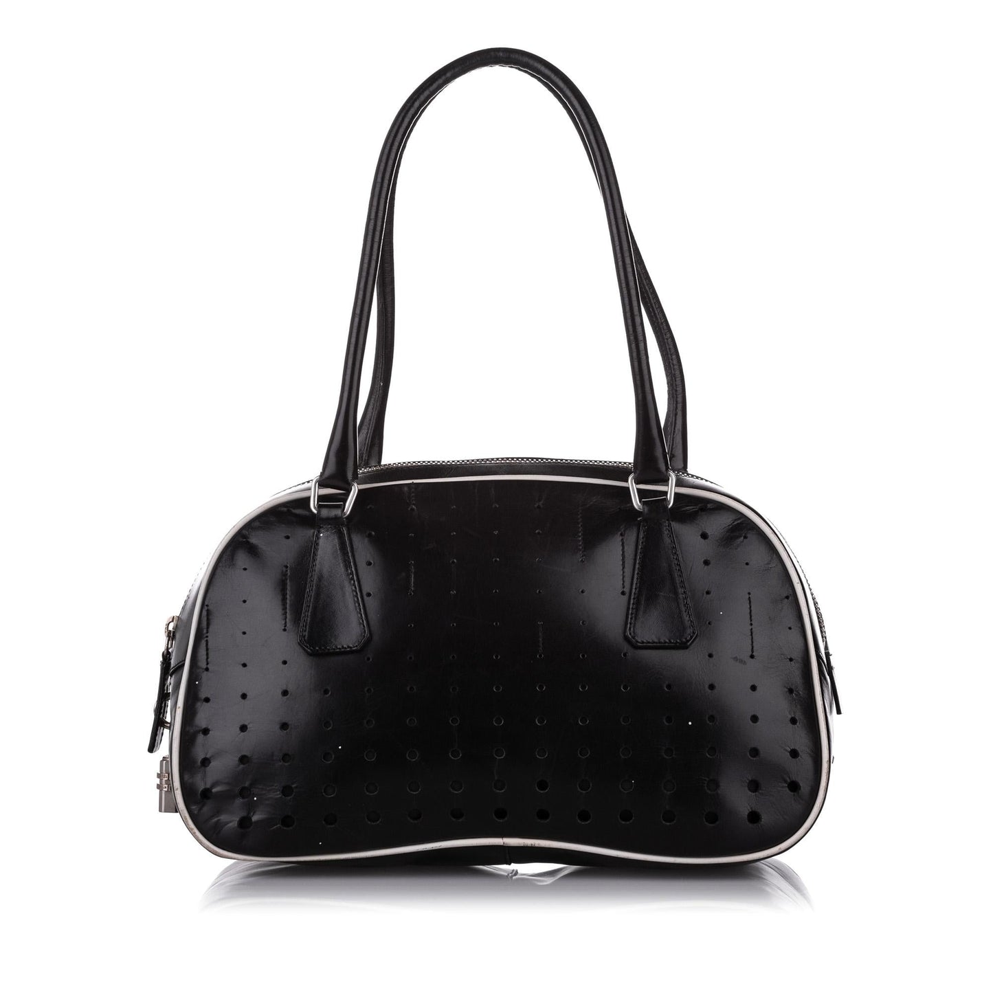 Prada Perforated Leather Shoulder Bag (SHG-31510)