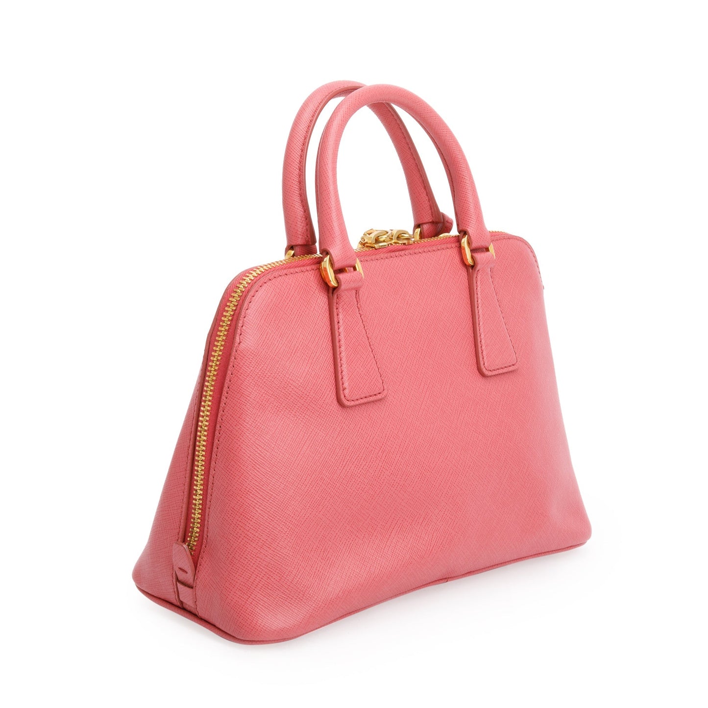 Prada Pink Saffiano Lux Small Promenade Tote