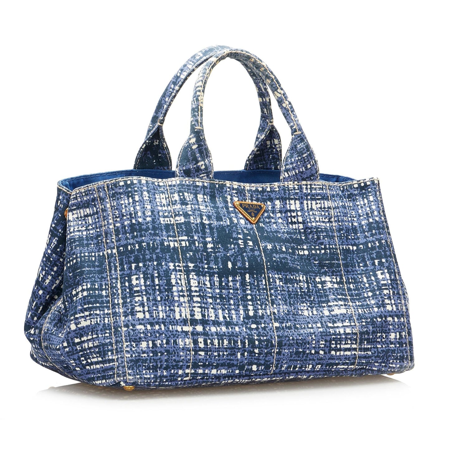 Prada Printed Canapa Handbag (SHG-G6BSFq)
