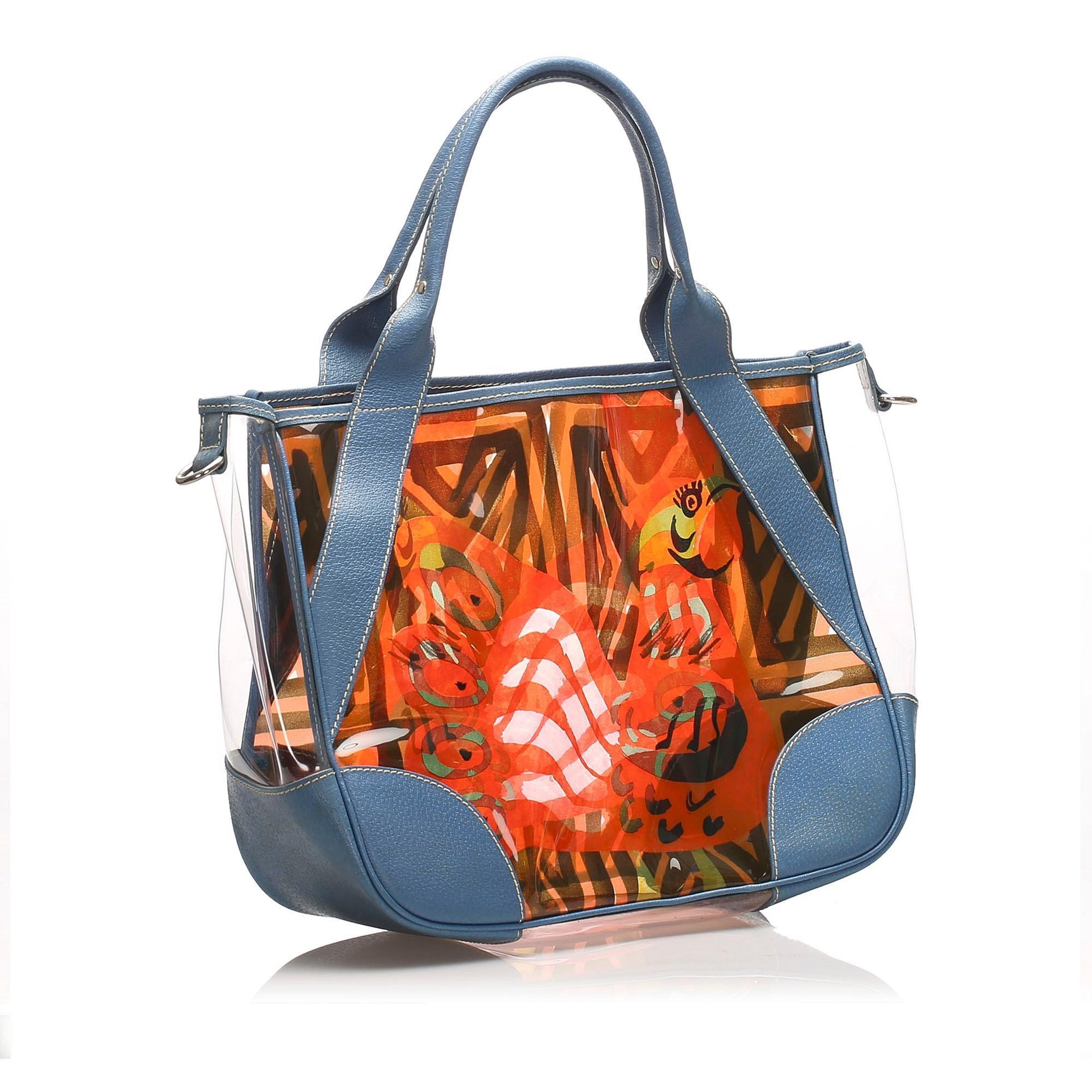 Prada Printed Vinyl Tote Bag ( )