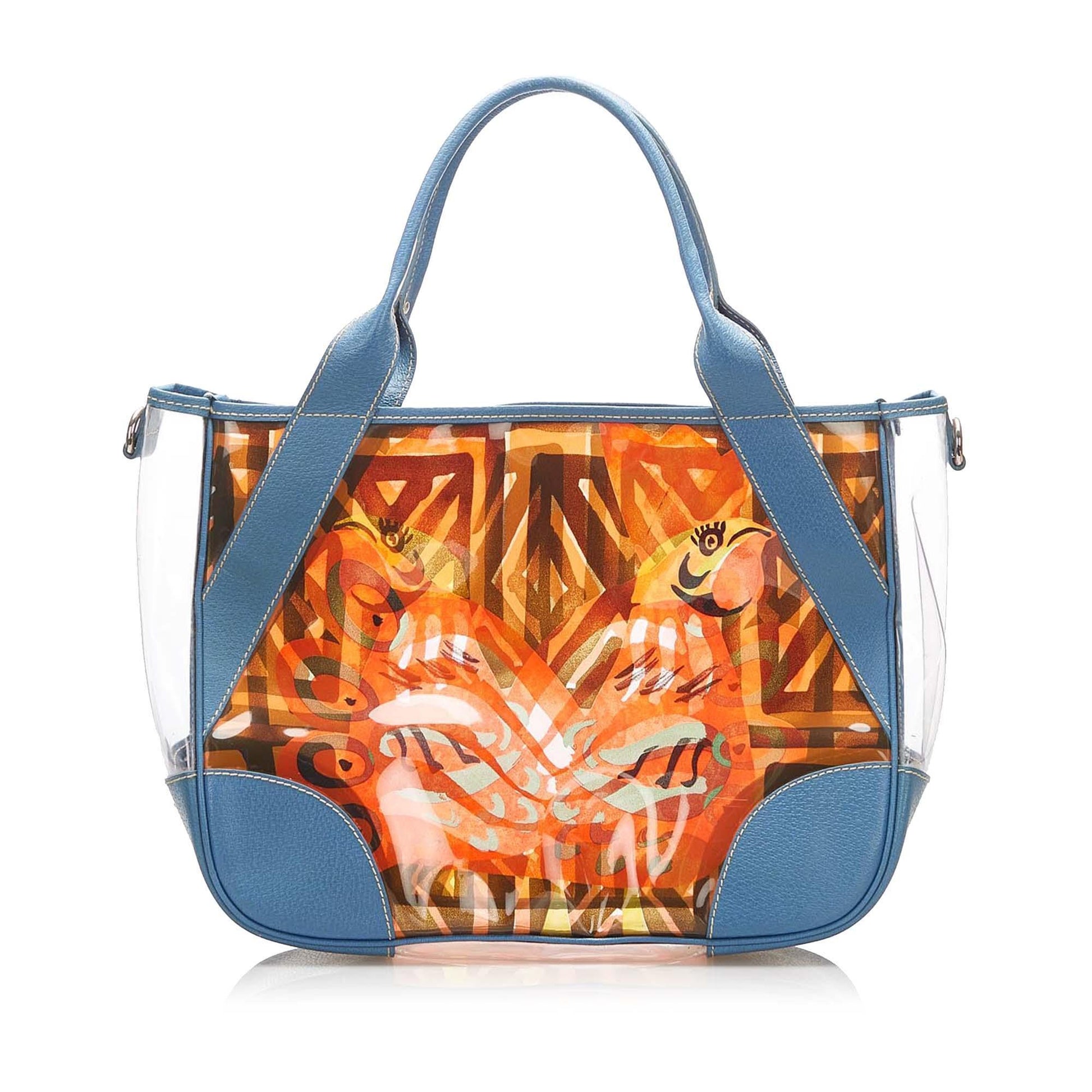 Prada Printed Vinyl Tote Bag ( )