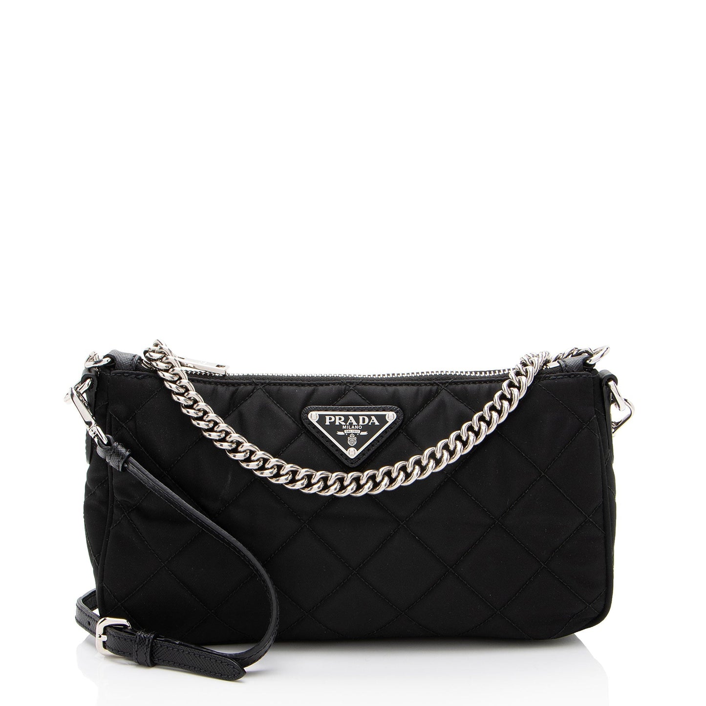 Prada Quilted Tessuto Impuntu Crossbody (SHF-PSvl96)