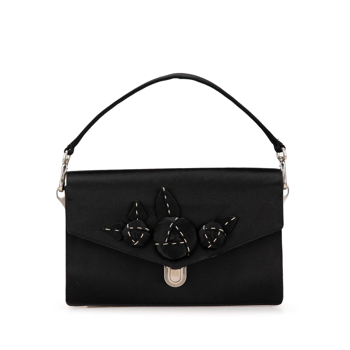 Prada Raso Flower Shoulder Bag