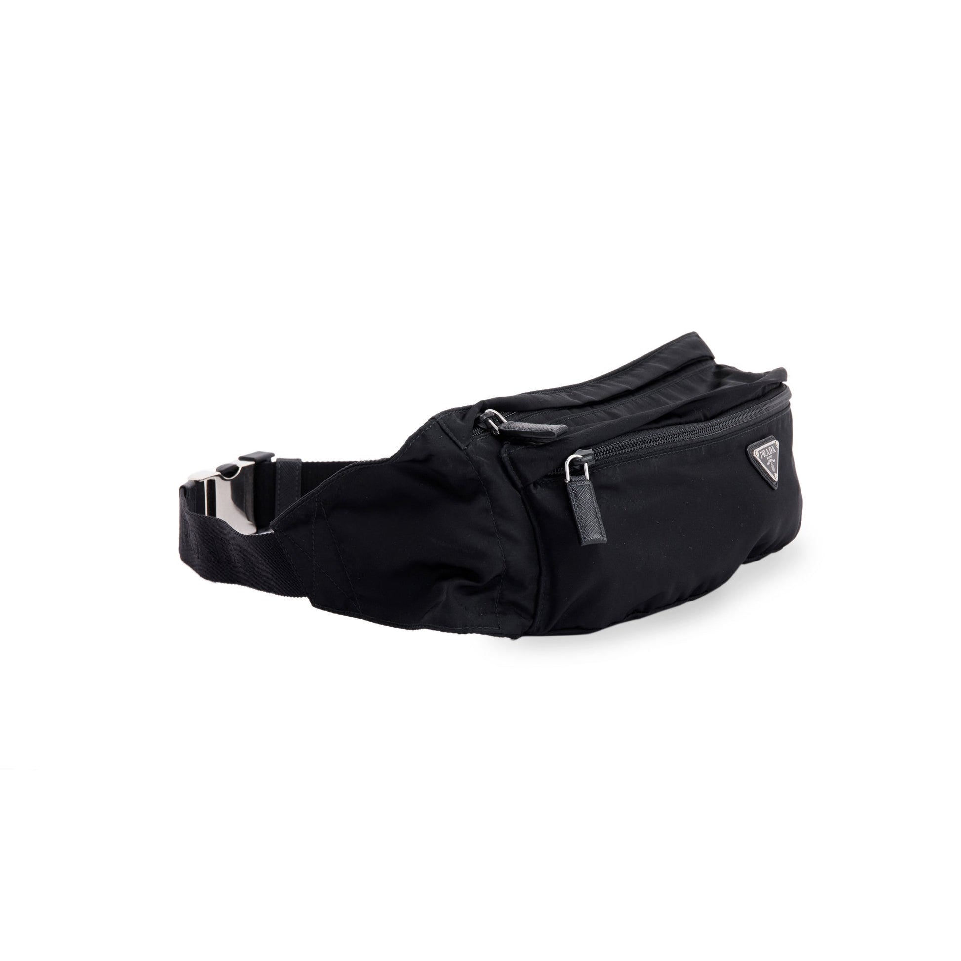Prada Re-Nylon Double Zip Belt Bag