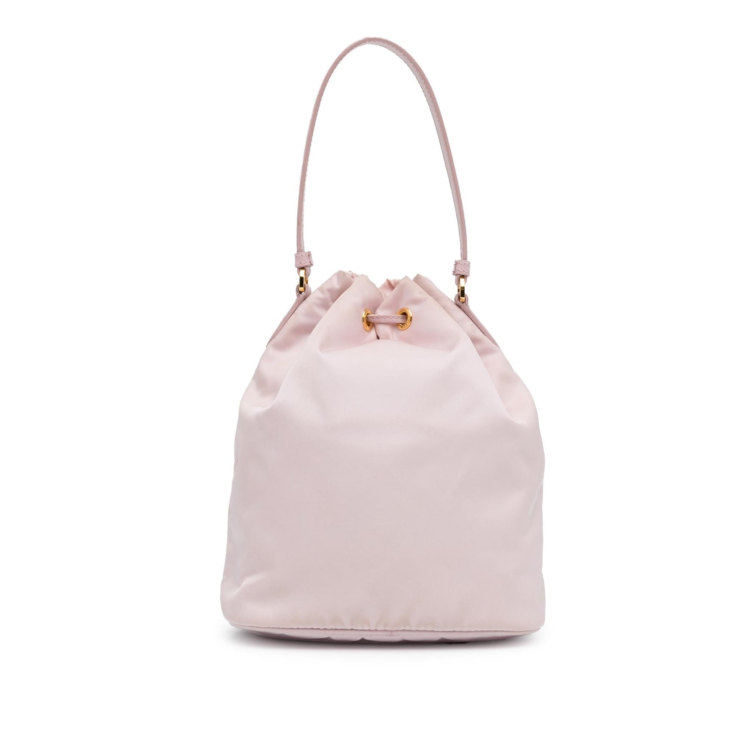 Prada Re-Nylon Saffiano Trimmed Duet Bucket Bag (SHG-Ckwvzz)