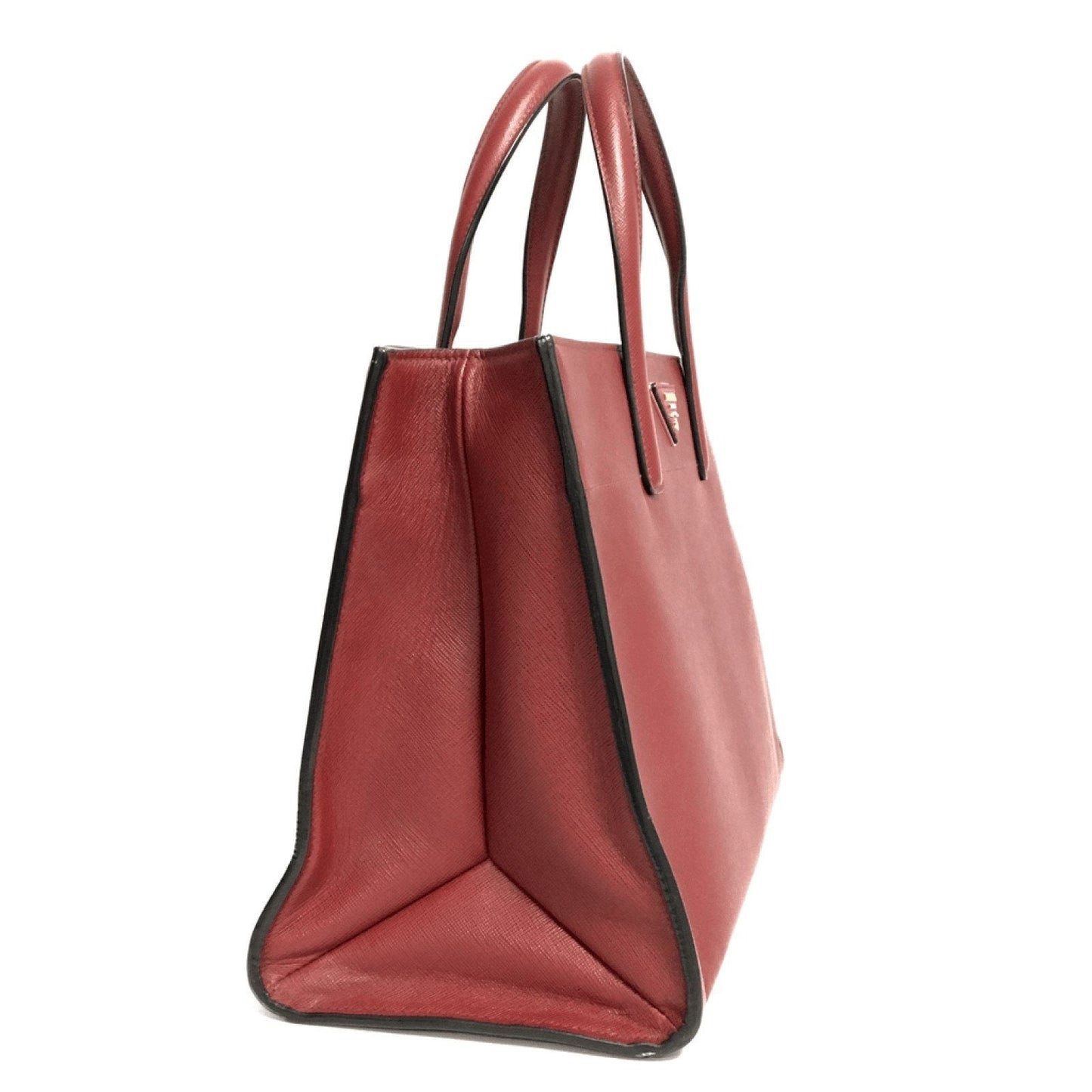 Prada Red Saffiano Soft Tote