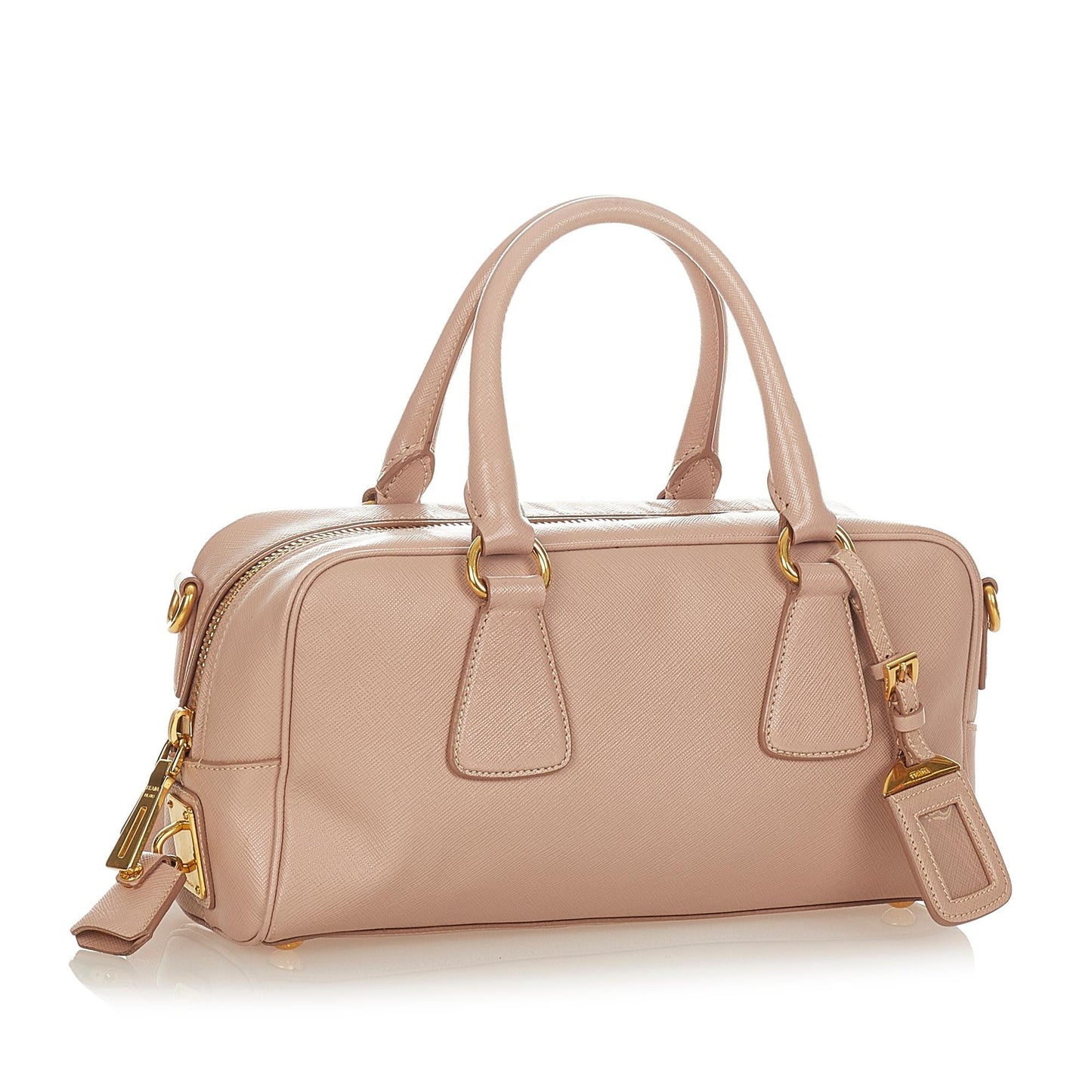 Prada Saffiano Bauletto Satchel (SHG-26267)