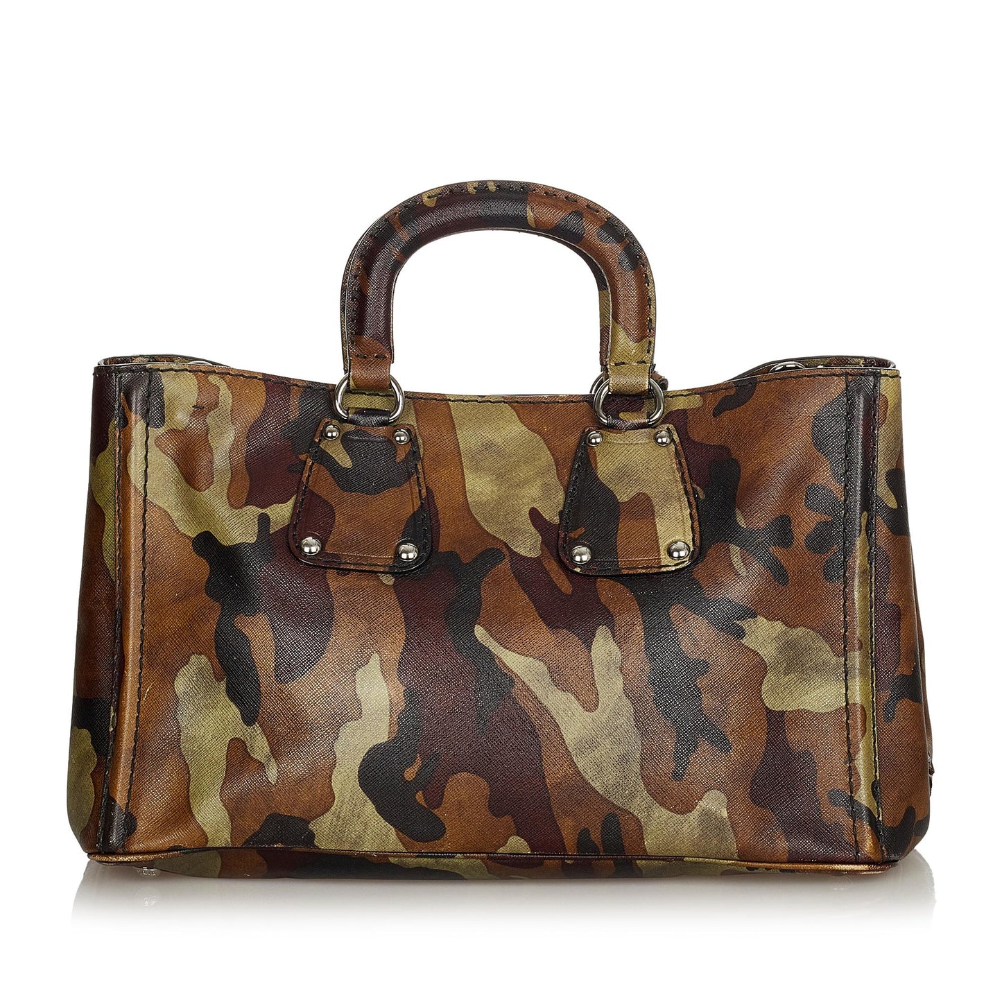 Prada Saffiano Camouflage Satchel (SHG-24651)