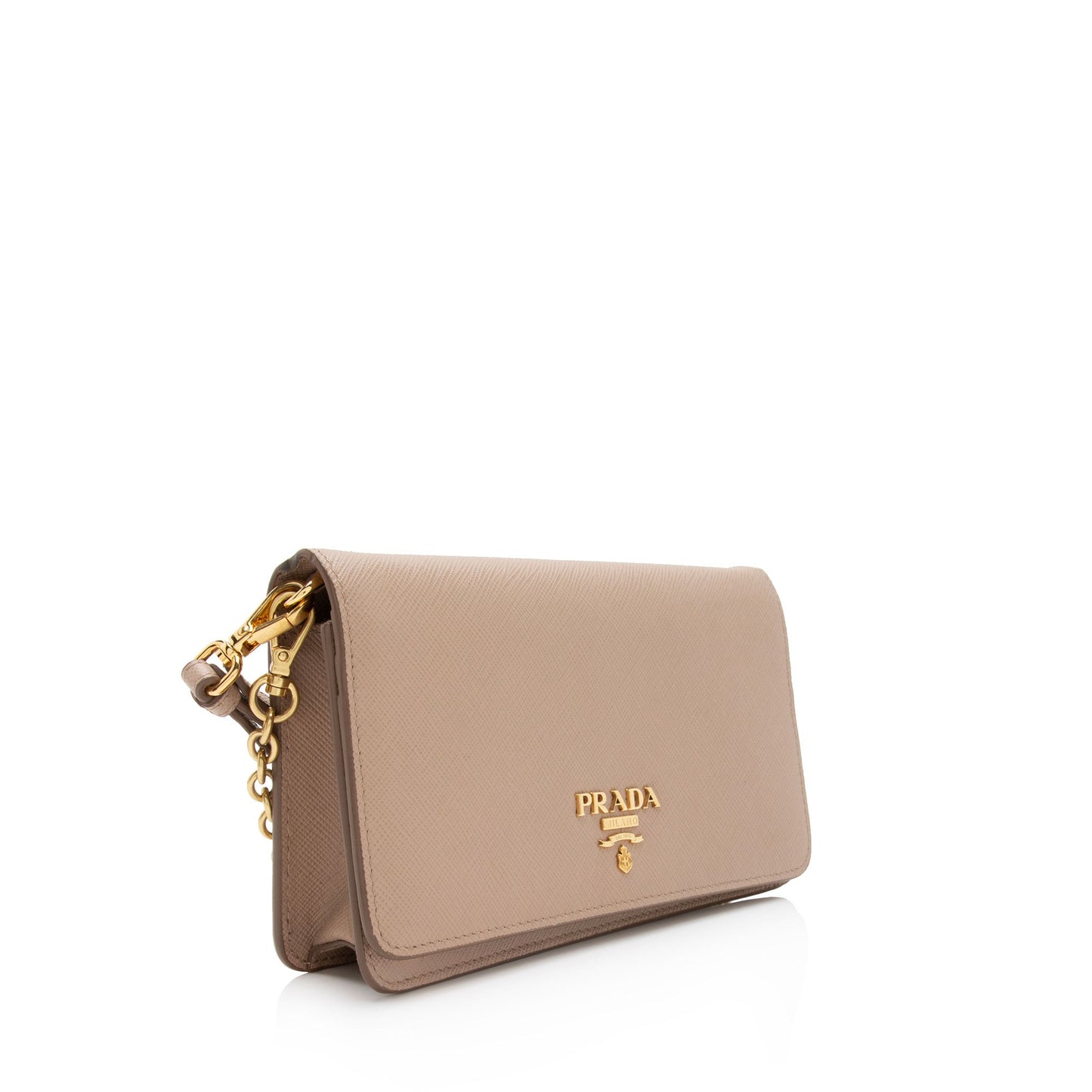 Prada Saffiano Continental Wallet on Chain Bag (SHF-SzvpEr)