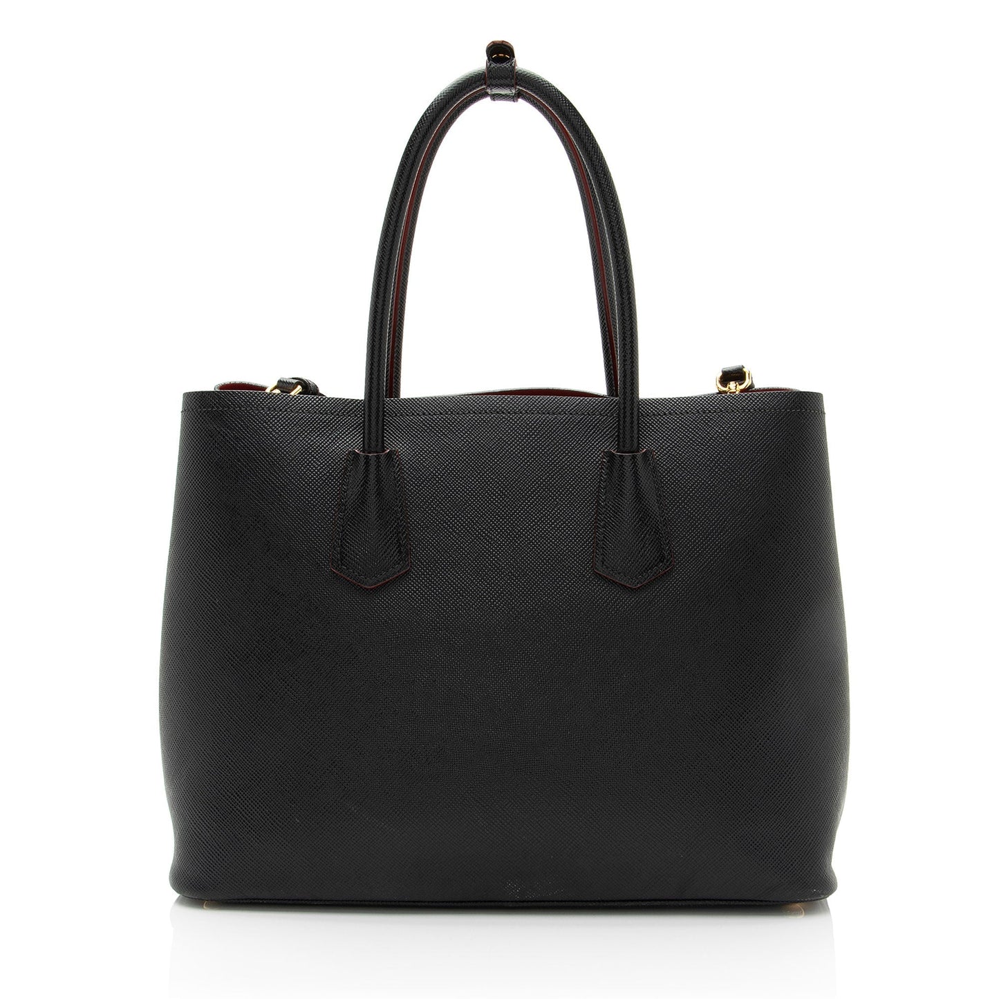 Prada Saffiano Cuir Double Handle Medium Tote (SHF-vwIdlX)