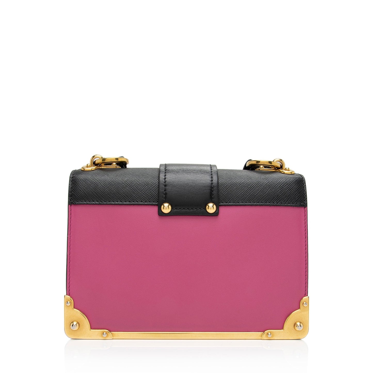 Prada Saffiano Leather Cahier Shoulder Bag (SHF-a453Ku)