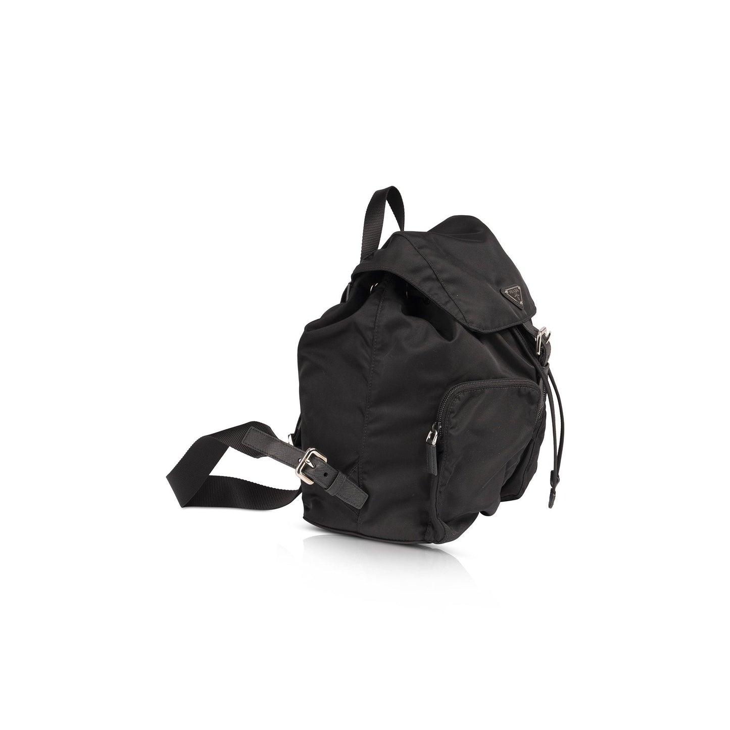 Prada Saffiano Leather-Trimmed Tessuto Nylon Backpack