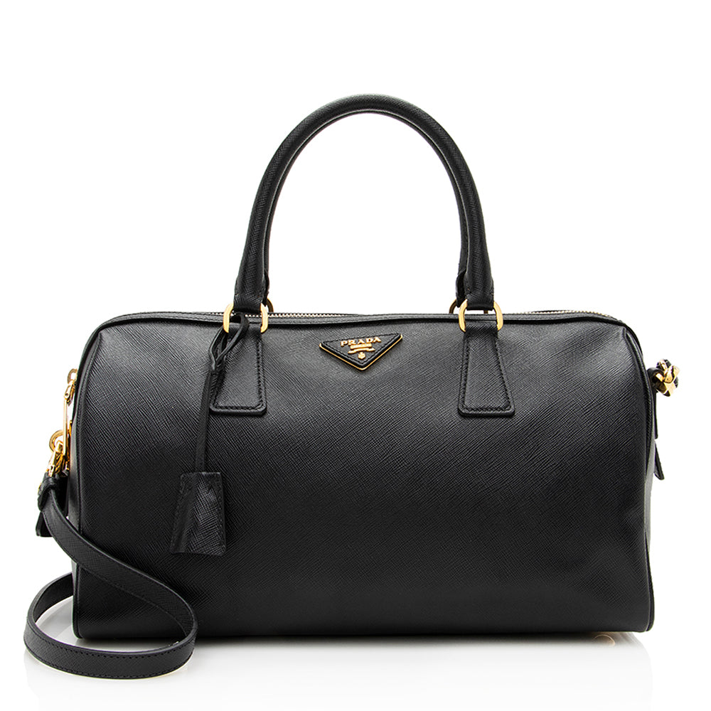 Prada Saffiano Lux Boston Bag (SHF-19866)