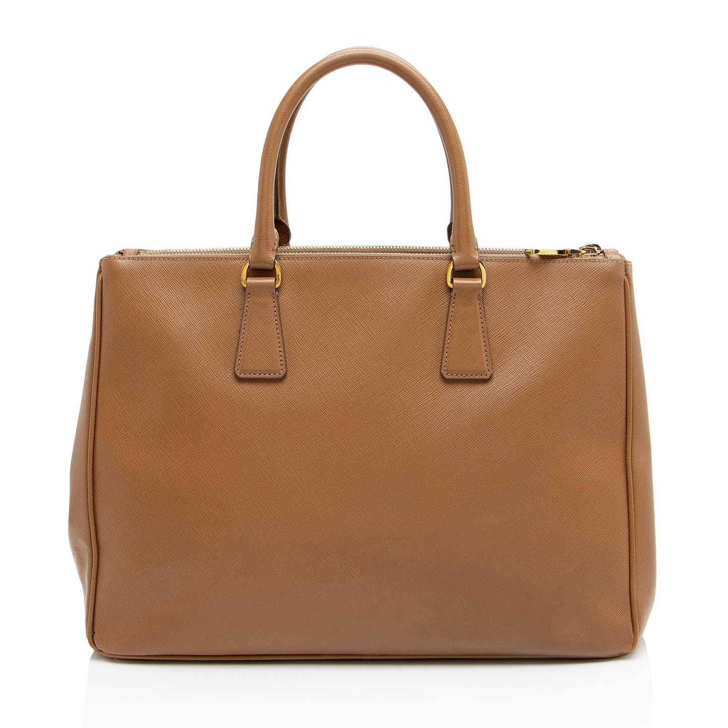 Prada Saffiano Lux Double Zip Large Tote