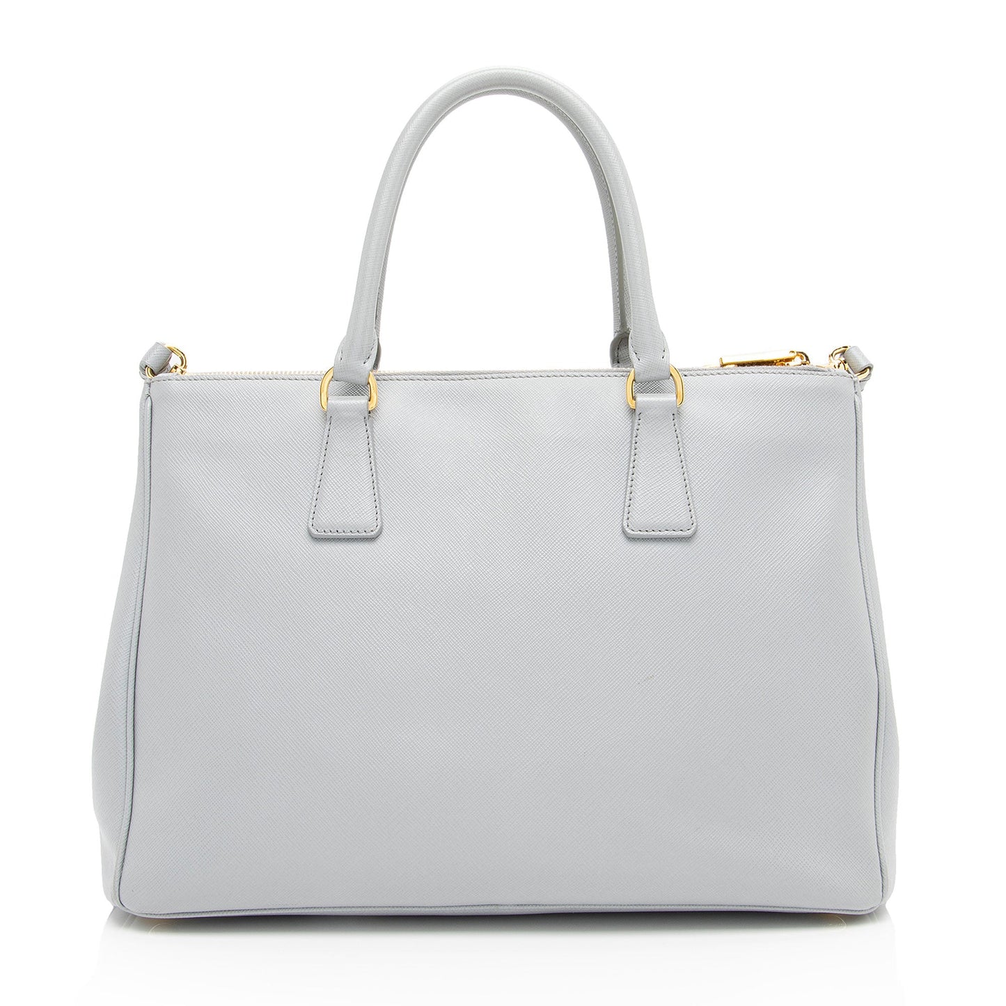 Prada Saffiano Lux Double Zip Medium Tote (SHF-Aob7u3)