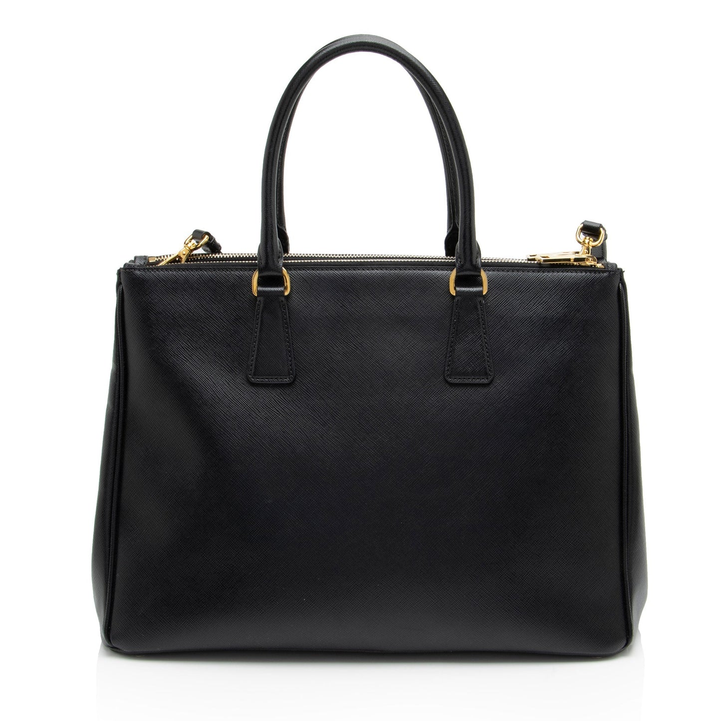 Prada Saffiano Lux Double Zip Medium Tote