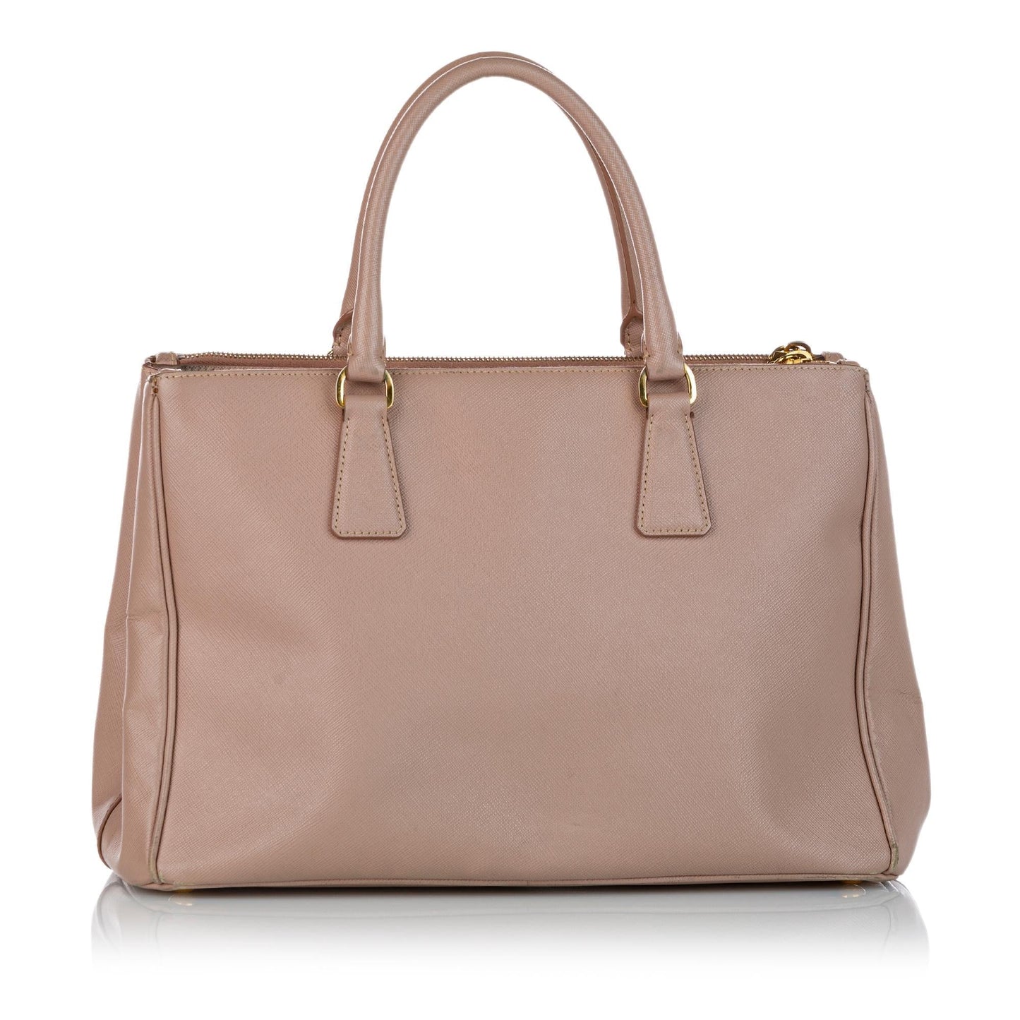 Prada Saffiano Lux Galleria Double Zip Satchel (SHG-33767)