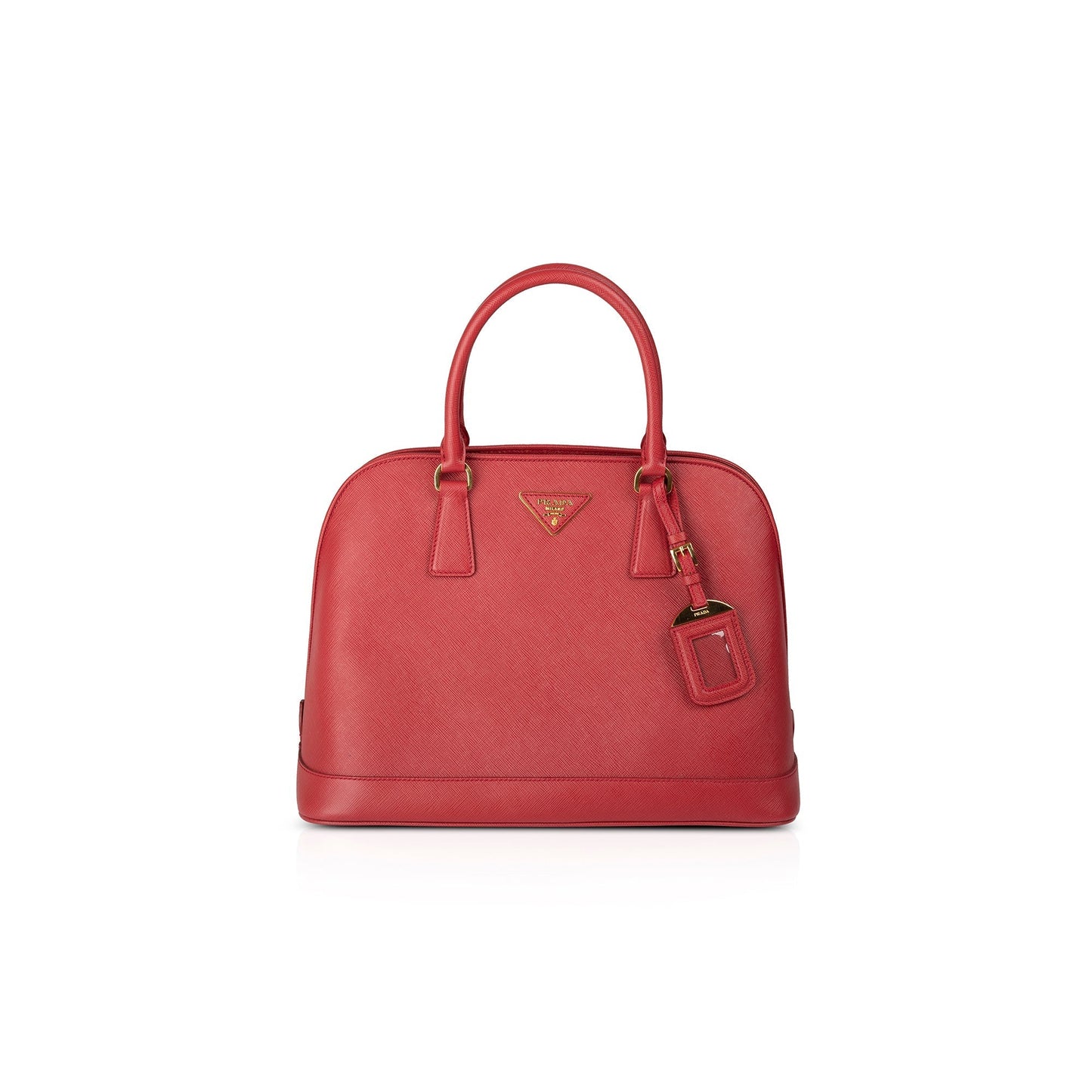 Prada Saffiano Lux Open Promenade Dome Tote