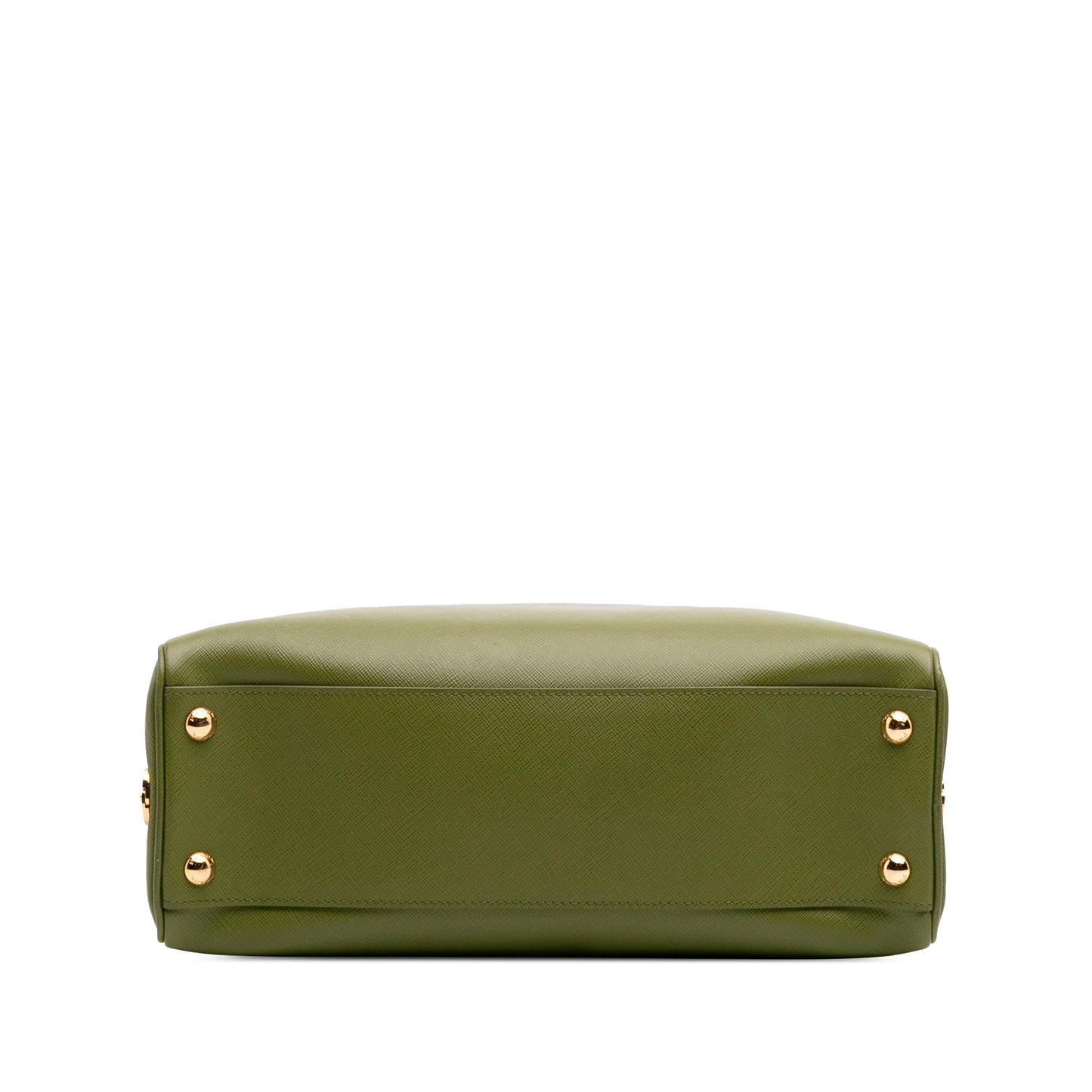 Prada Saffiano Lux Pyramid Frame Handbag