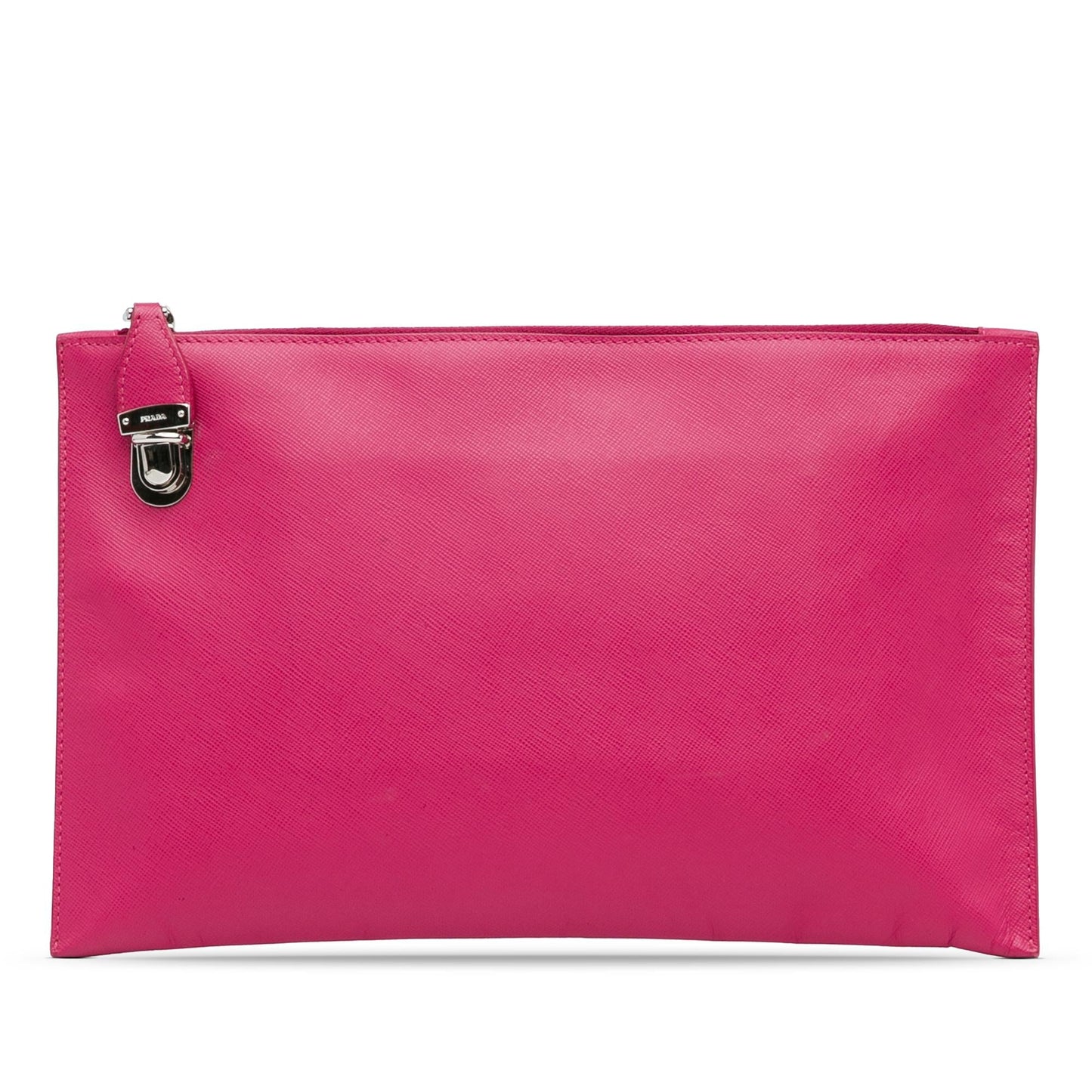 Prada Saffiano Lux Zip Clutch (SHG-aBNCAK)