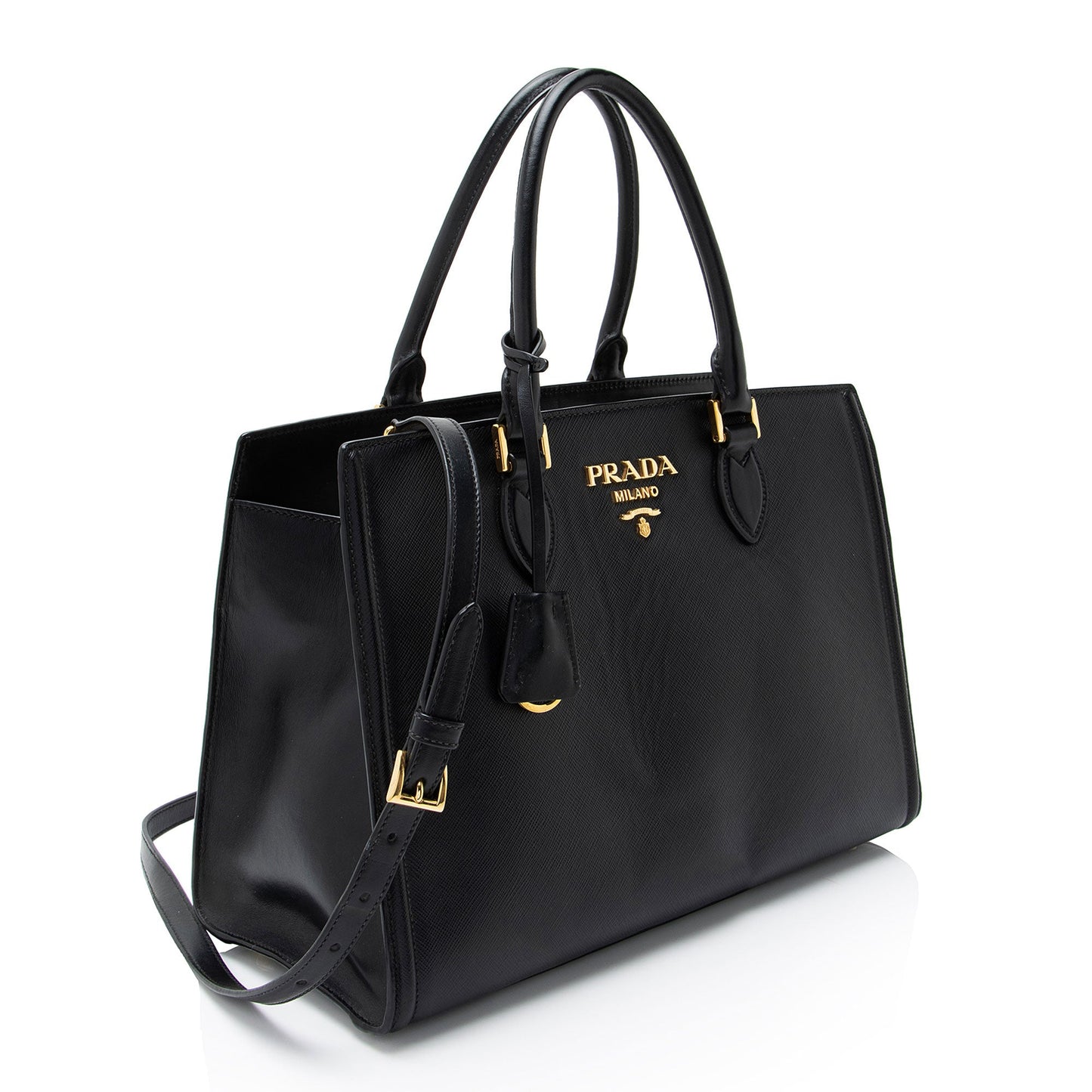 Prada Saffiano Open Satchel