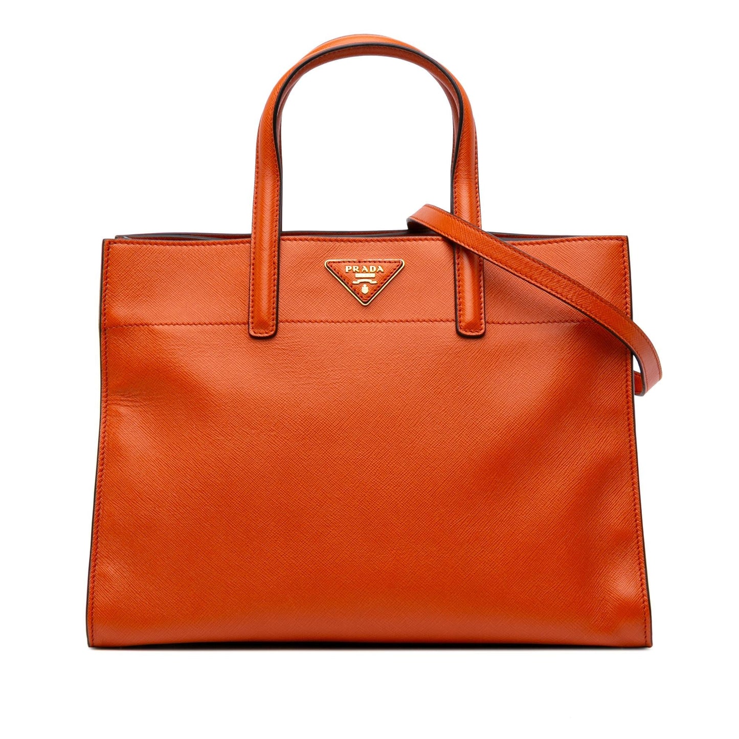 Prada Saffiano Soft Triple Pocket Tote