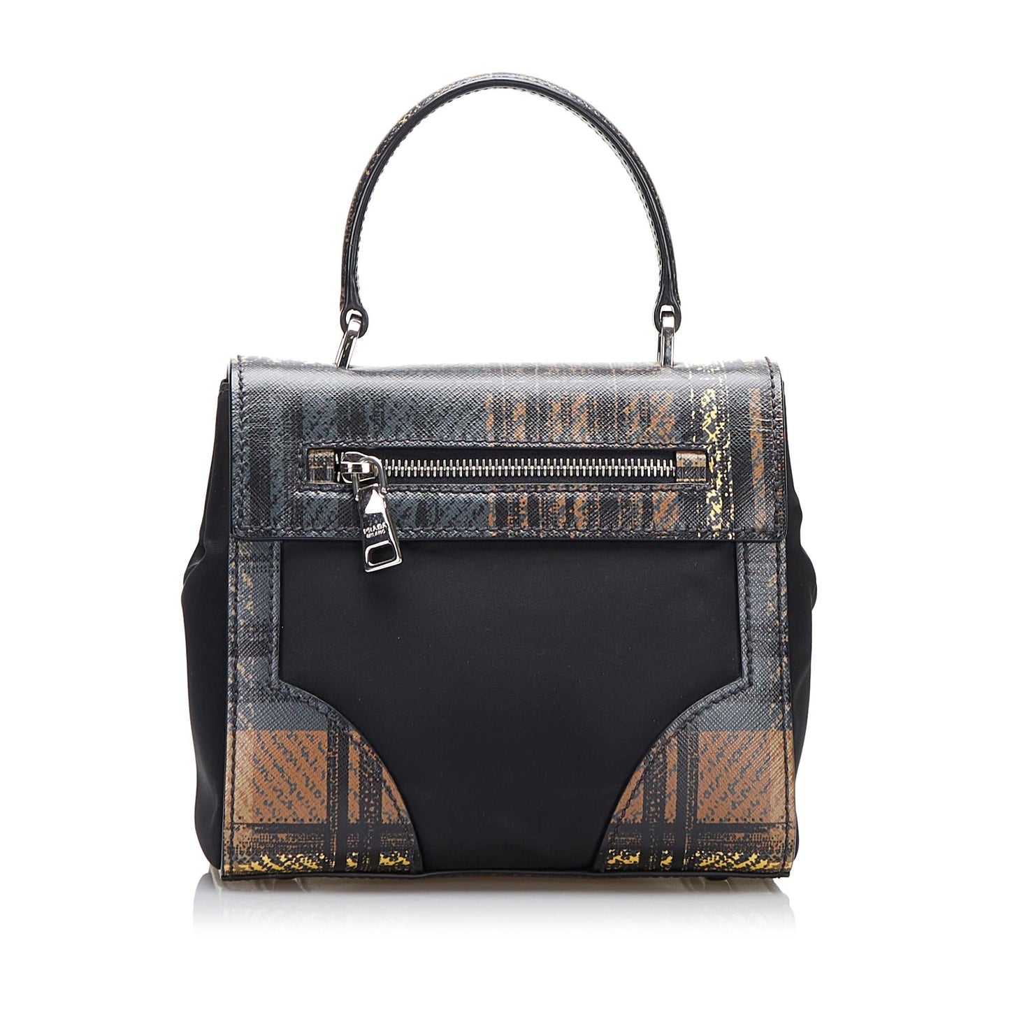 Prada Saffiano Tessuto Satchel (SHG-uIZ59r)