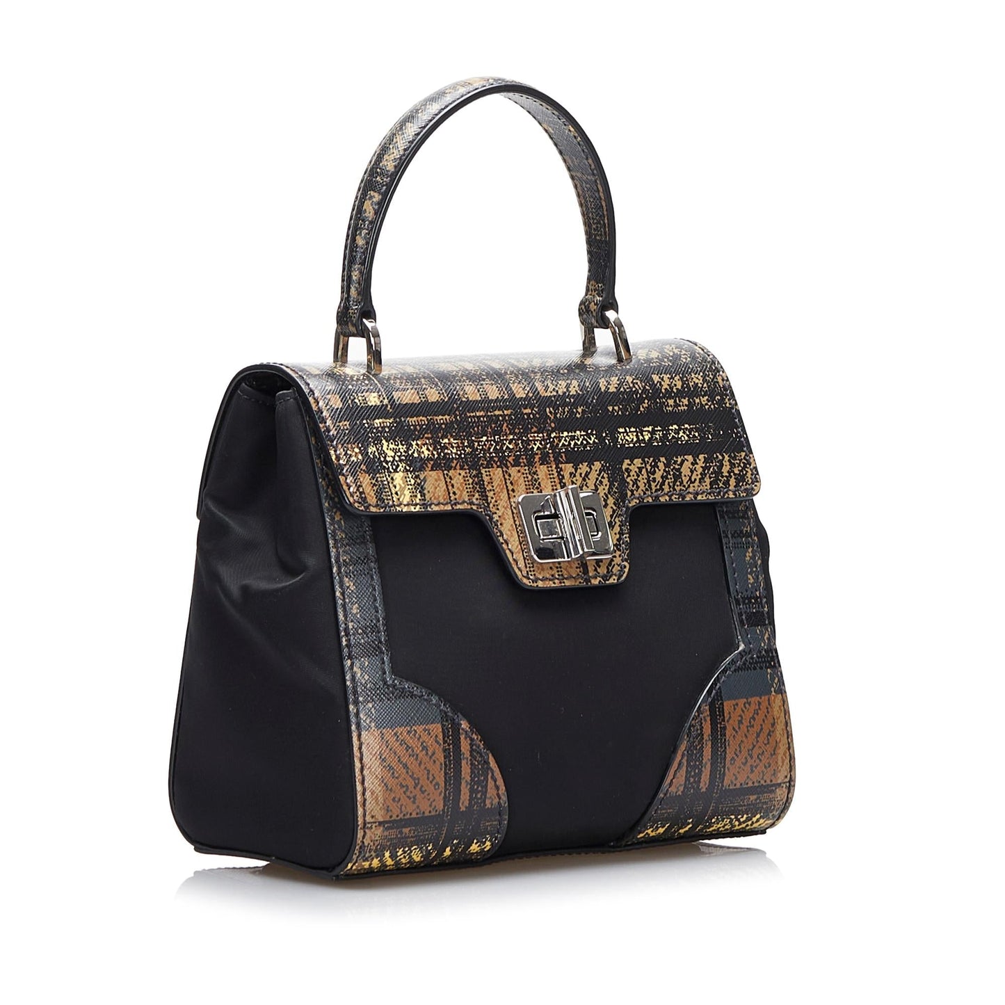 Prada Saffiano Tessuto Satchel (SHG-uIZ59r)