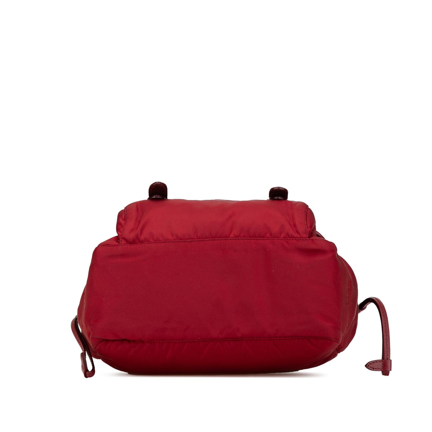 Prada Saffiano Trimmed Tessuto Zip Double Buckle Messenger Bag