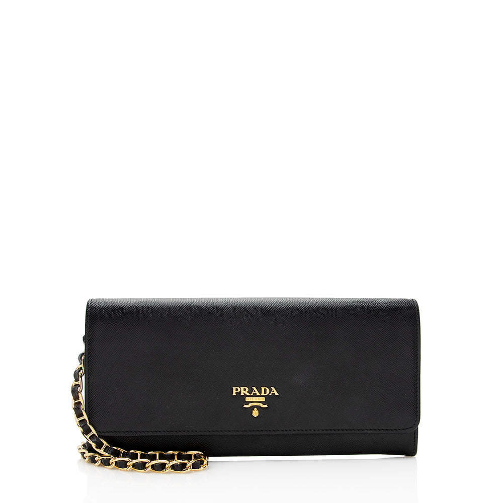 Prada Saffiano Wallet on Chain Bag (SHF-19353)